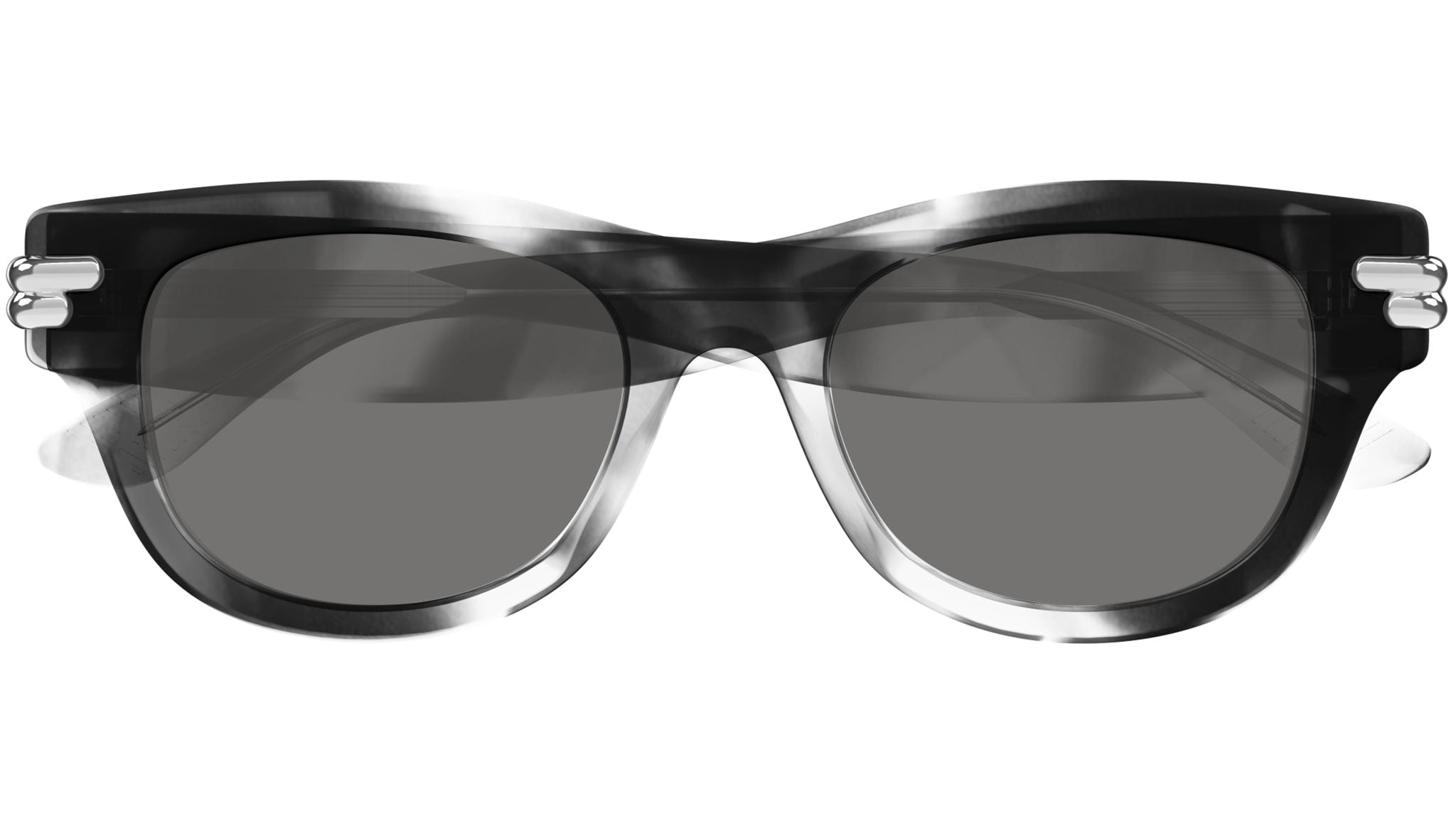 Occhiali da sole BOTTEGA VENETA BV1323SK Shiny macro squared spotted black havana