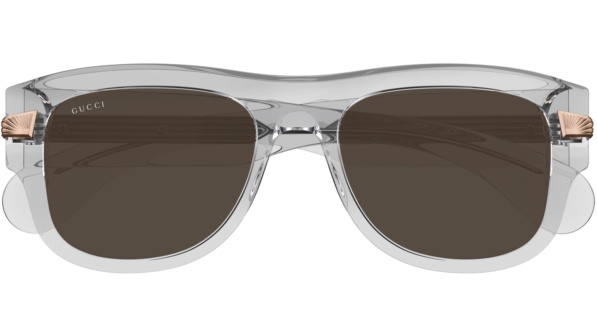 Occhiali da sole GUCCI GG1517S Shiny transparent cloudy grey