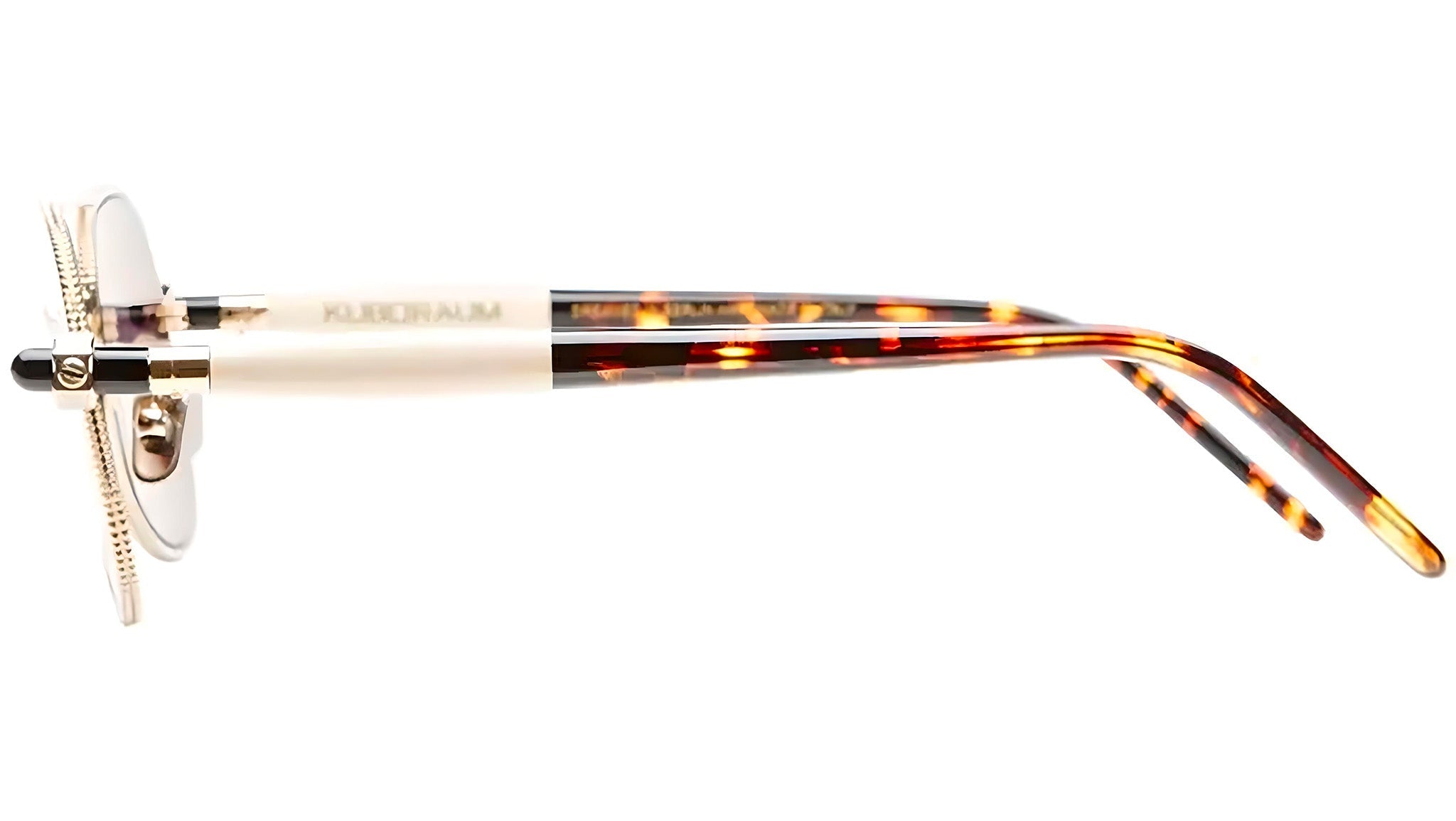 Occhiali da sole KUBORAUM P75 Light gold cream tortoise