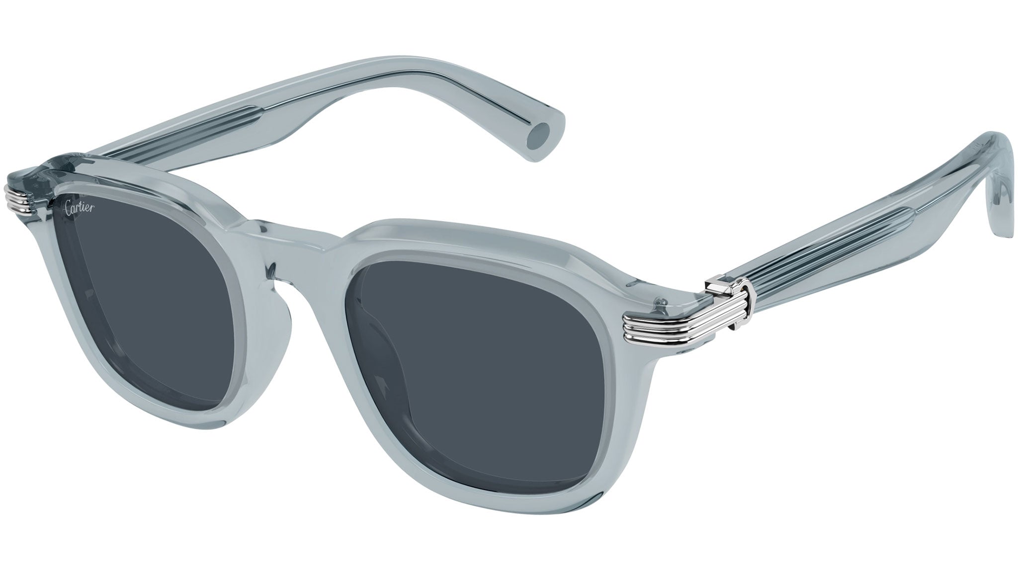 Occhiali da sole CARTIER CT0536S Transparent dusty light blue