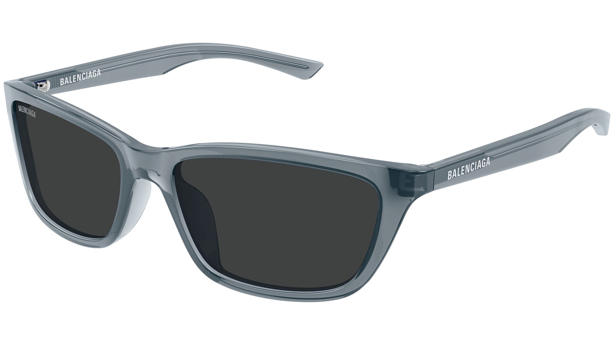 Occhiali da sole BALENCIAGA BB0403SK Shiny transparent grey blue