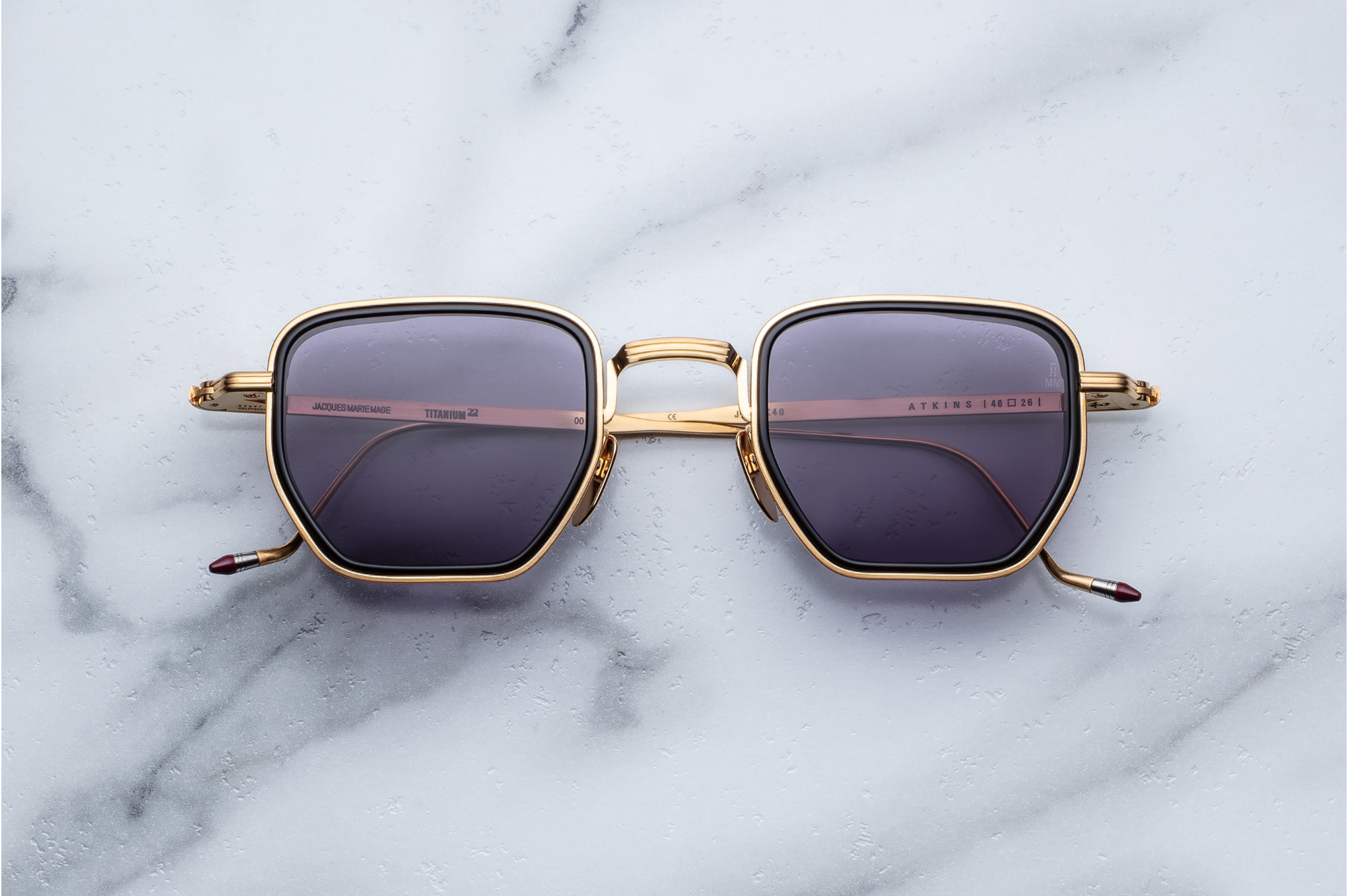 Occhiali da sole Jacques Marie Mage Atkins Gold