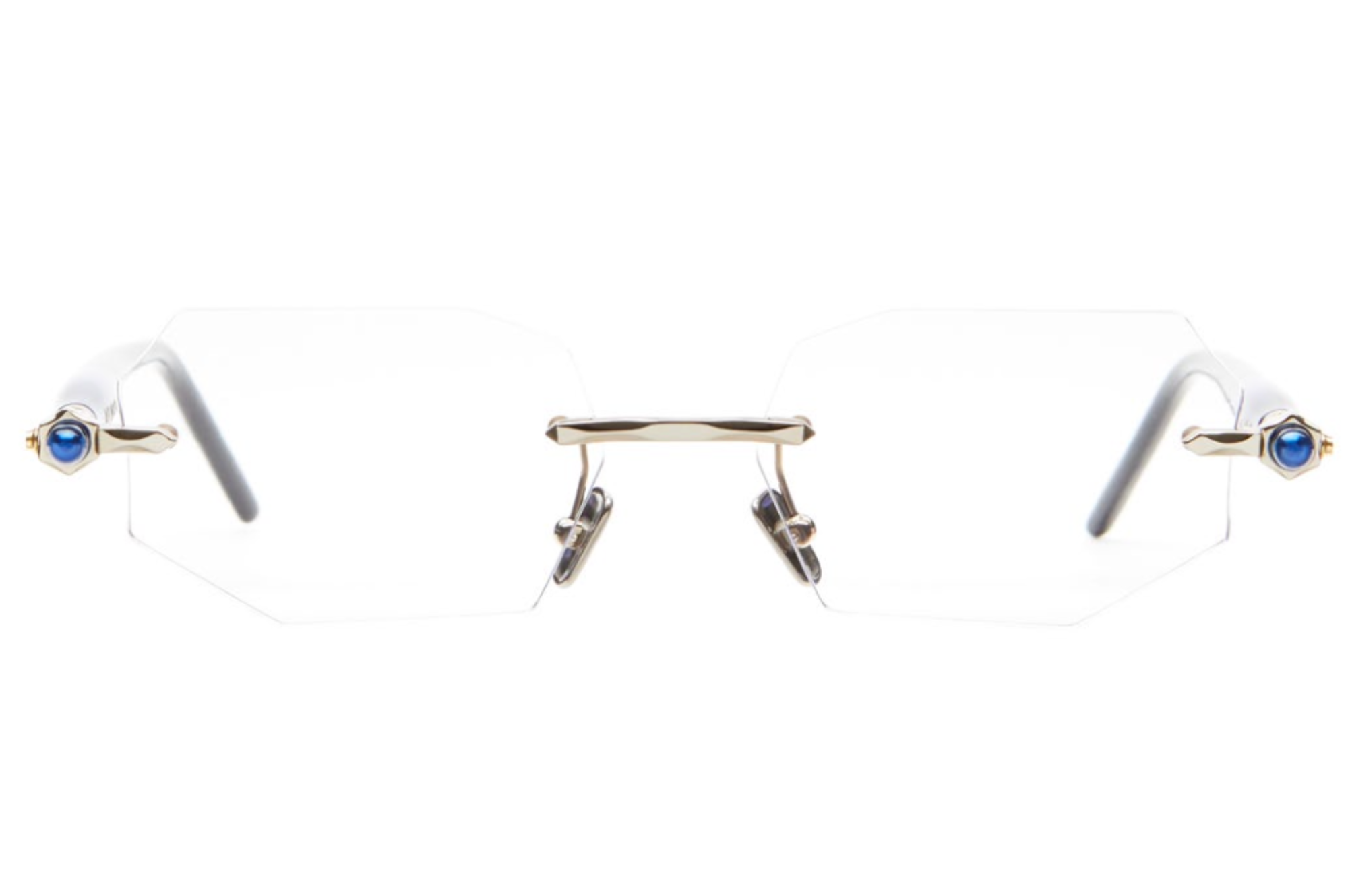 Occhiali da vista KUBORAUM P63 Light Gold Blue