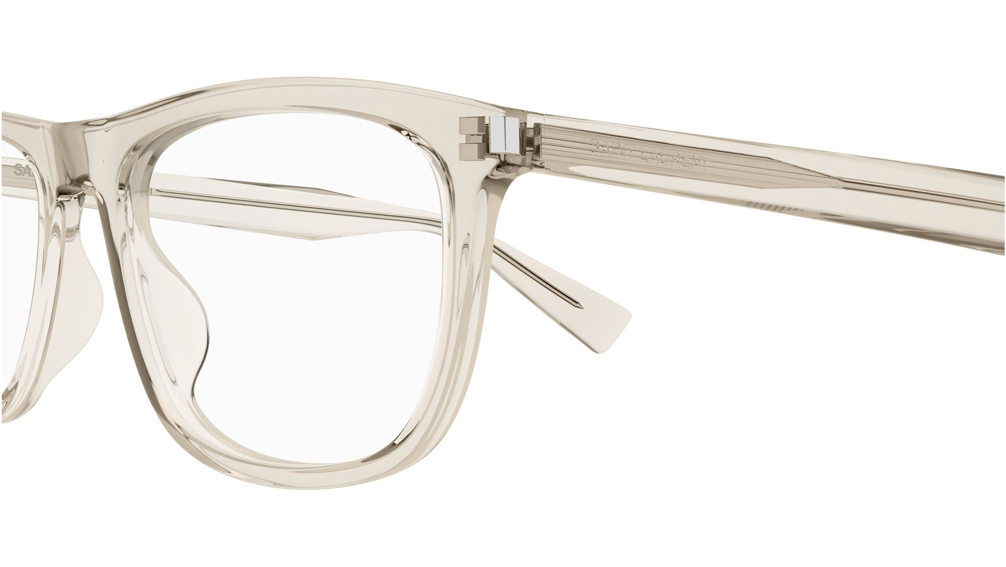 Occhiali da vista SAINT LAURENT Shiny transparent cream