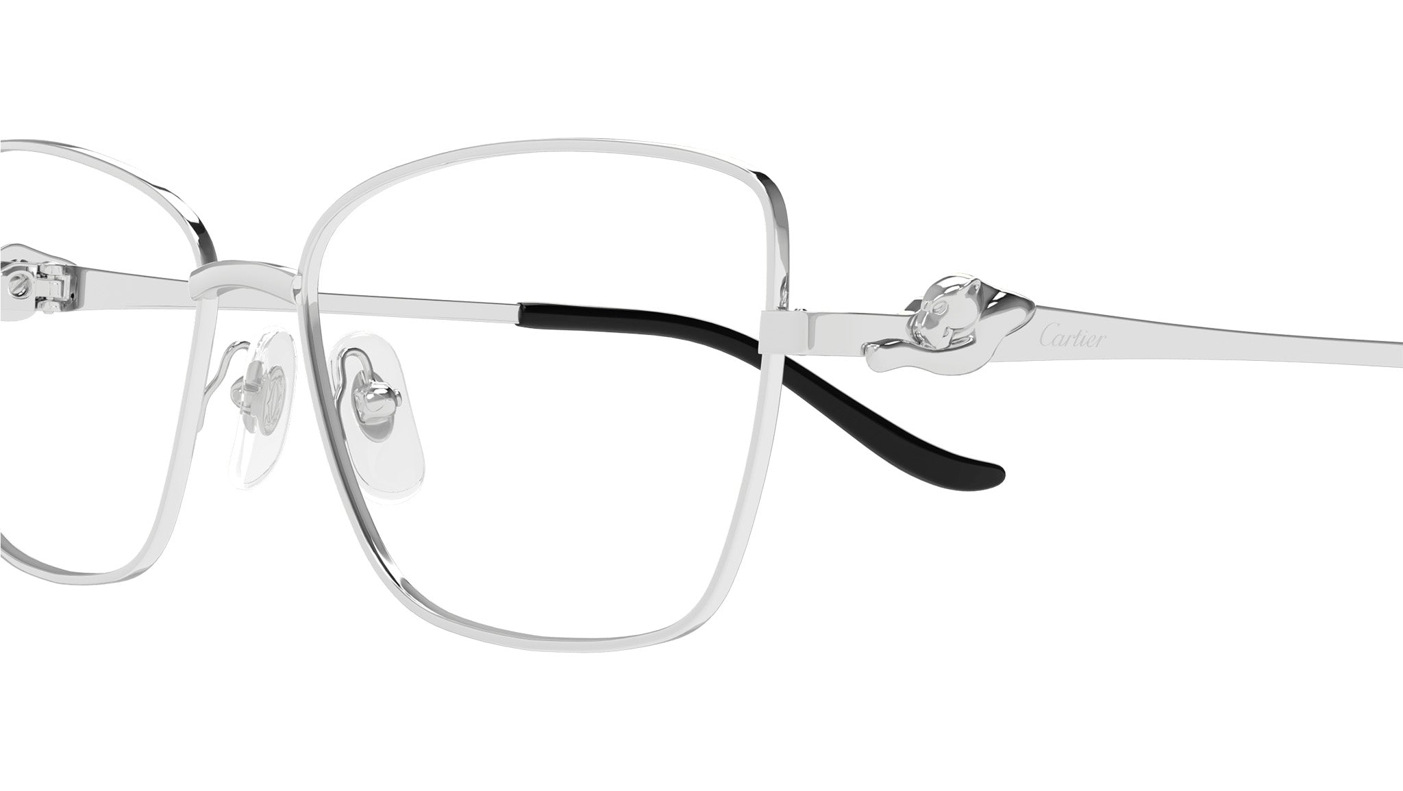 Occhiali da vista CARTIER CT0523O Smooth platinum finish