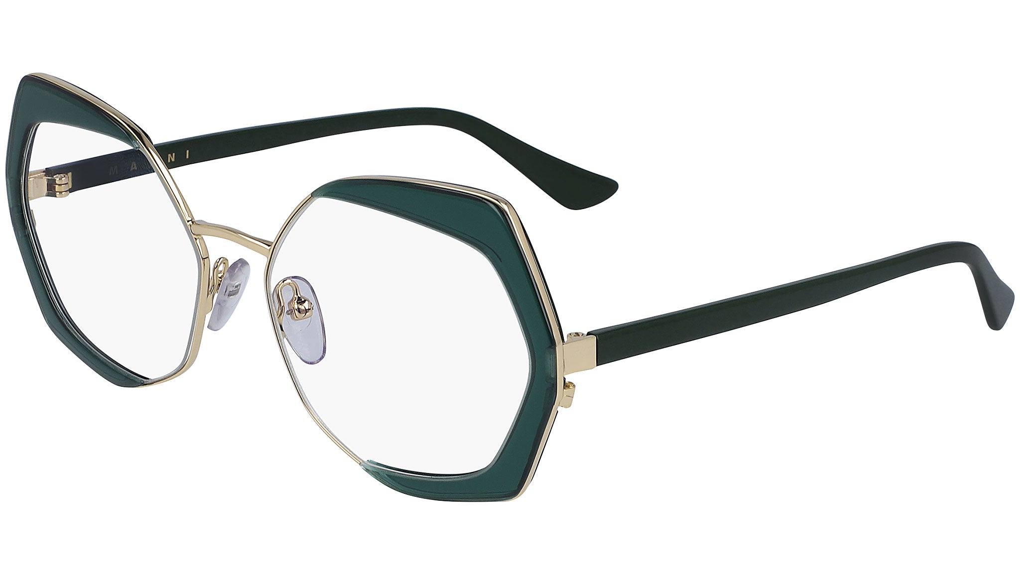 occhiali da vista MARNI ME2628 Shiny gold + transparent green