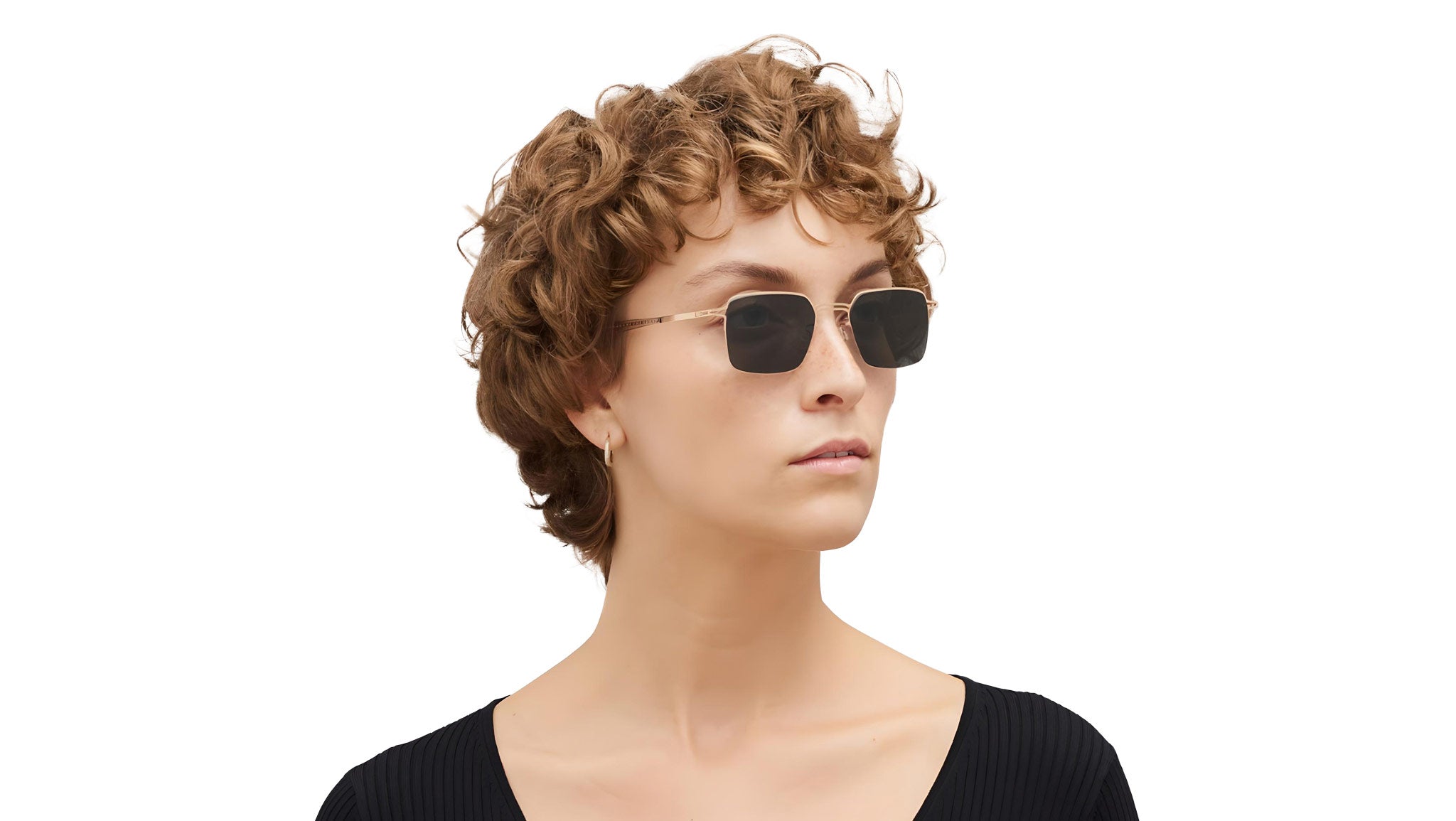 Occhiali da sole MYKITA ALCOTT Champagne gold