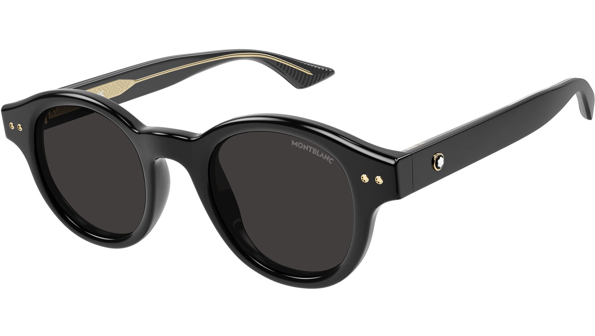Occhiali da sole MONTBLANC MB0287S Shiny solid black