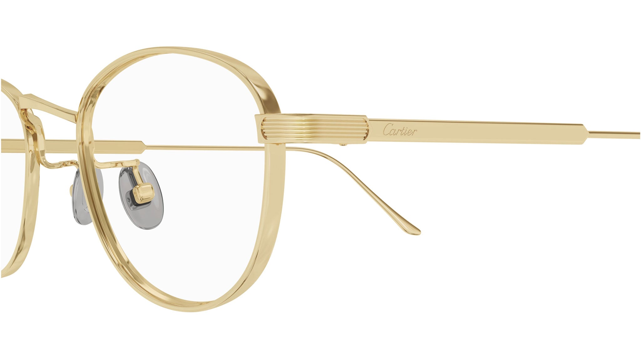 Occhiali da vista CARTIER CT0562OA Smooth golden finish