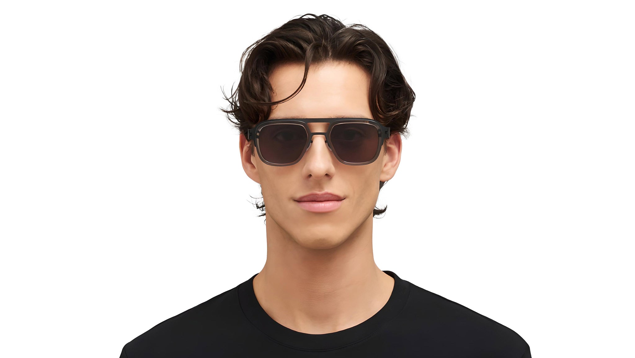 Occhiali da sole MYKITA KNOX Black clear ash