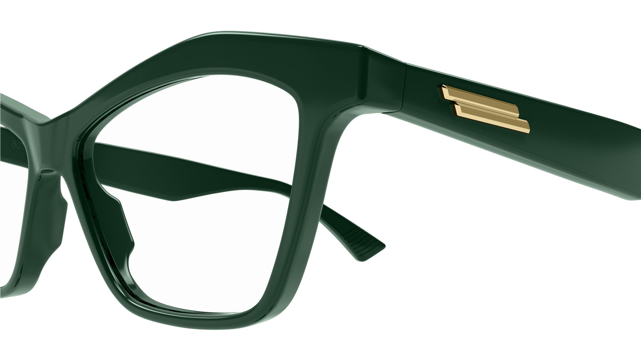 Occhiali da vista BOTTEGA VENETA BV1096O Shiny solid dark green