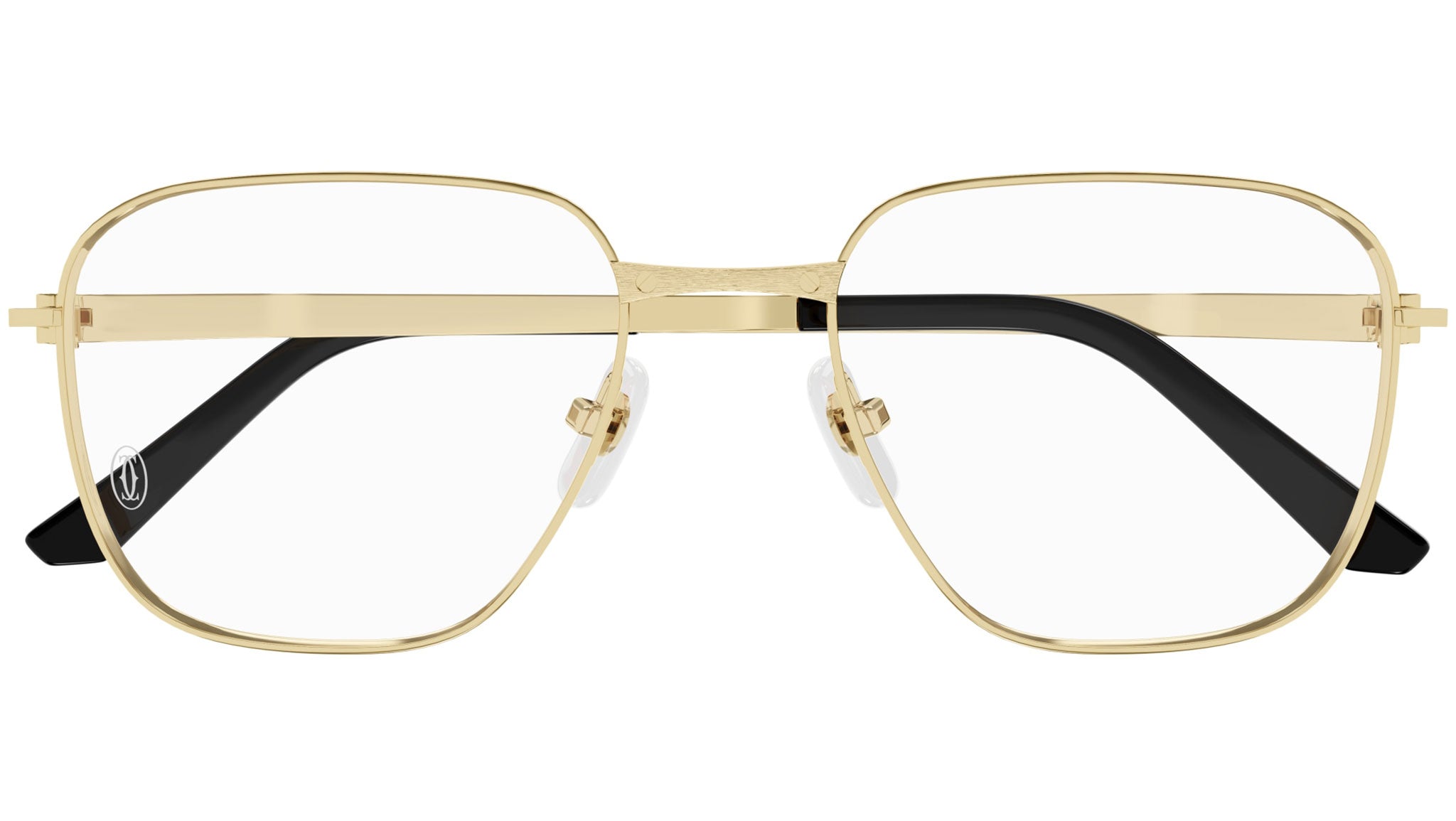 Occhiali da vista CARTIER CT0553O Smooth and brushed golden finish