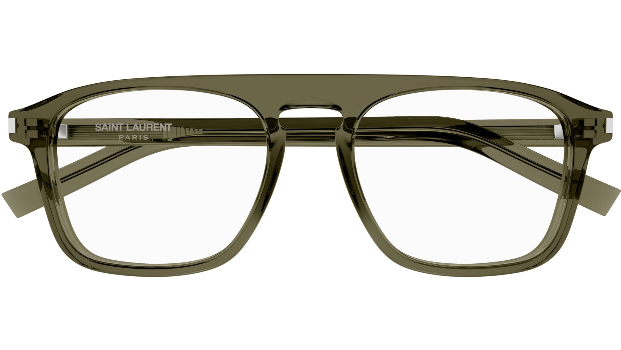 Occhiali da vista SAINT LAURENT SL157 Shiny transparent taupe