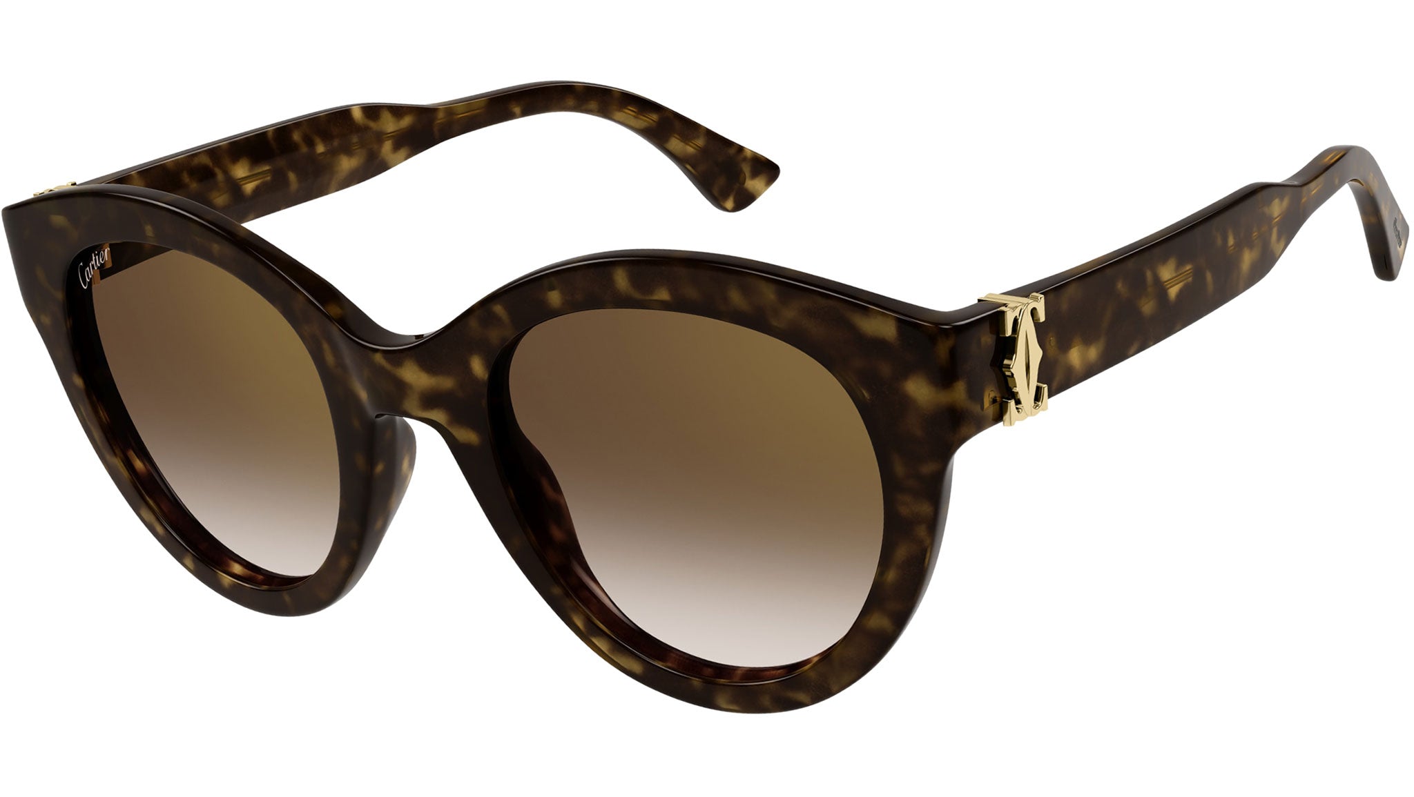 Occhiali da sole CARTIER CT0436S Dark tortoiseshell effect