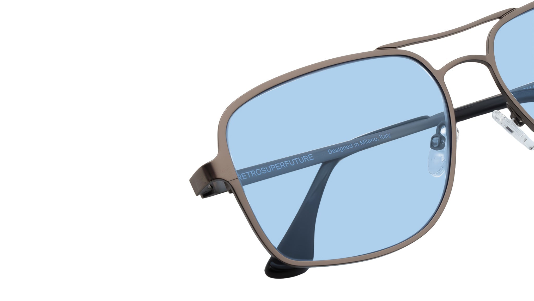 Occhiali da sole RETROSUPERFUTURE Spliff Silver
