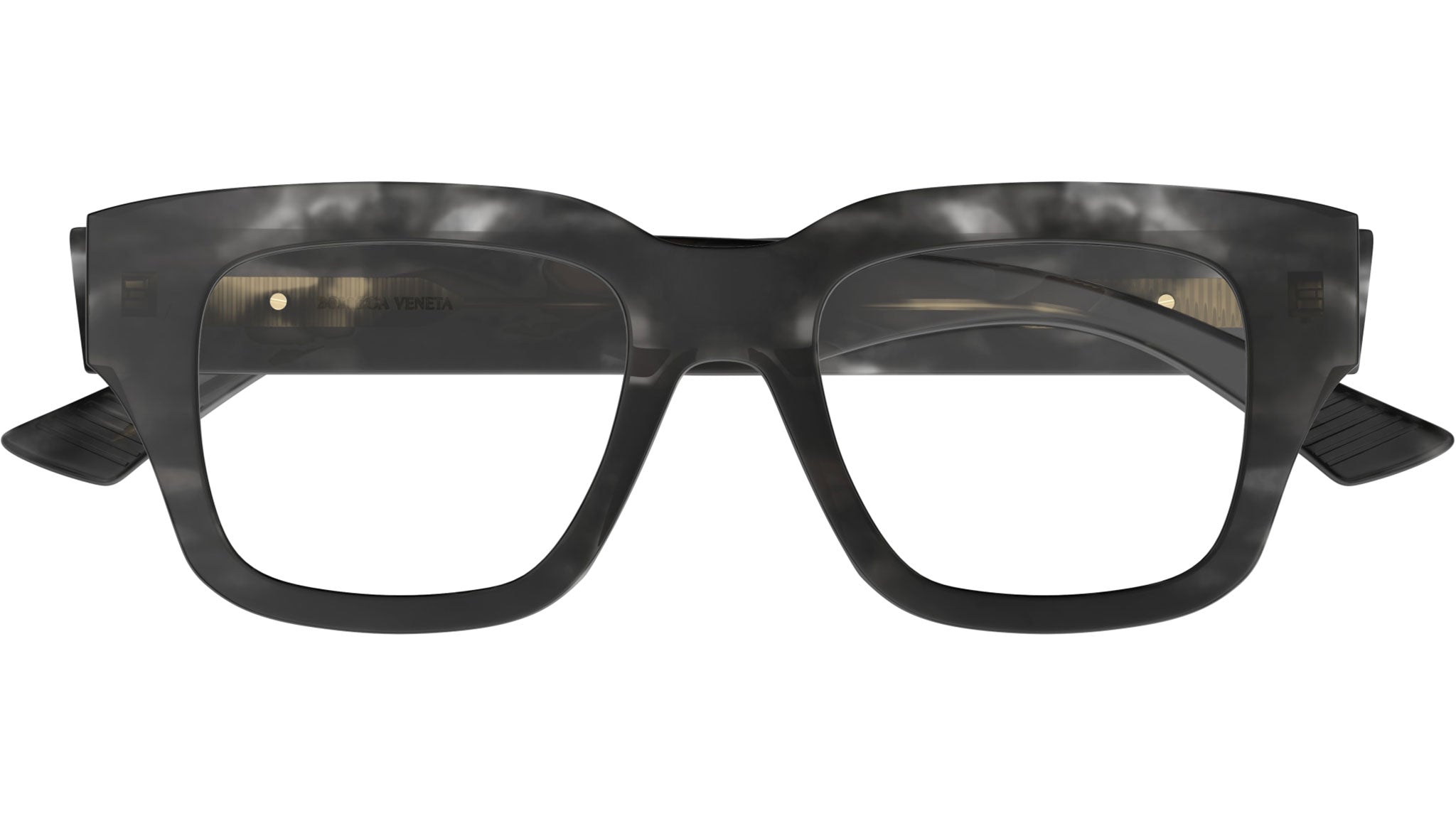 Occhiali da vista BOTTEGA VENETA BV1361O Shiny flamed black havana