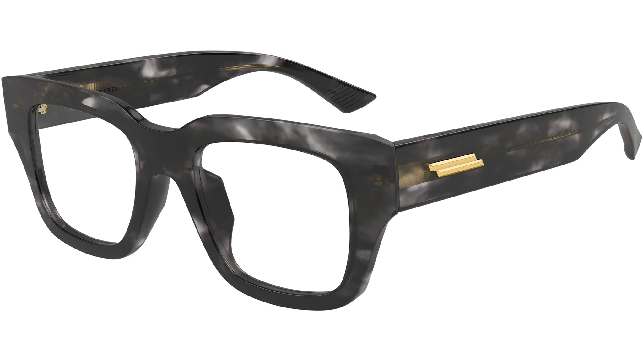 Occhiali da vista BOTTEGA VENETA BV1361O Shiny flamed black havana