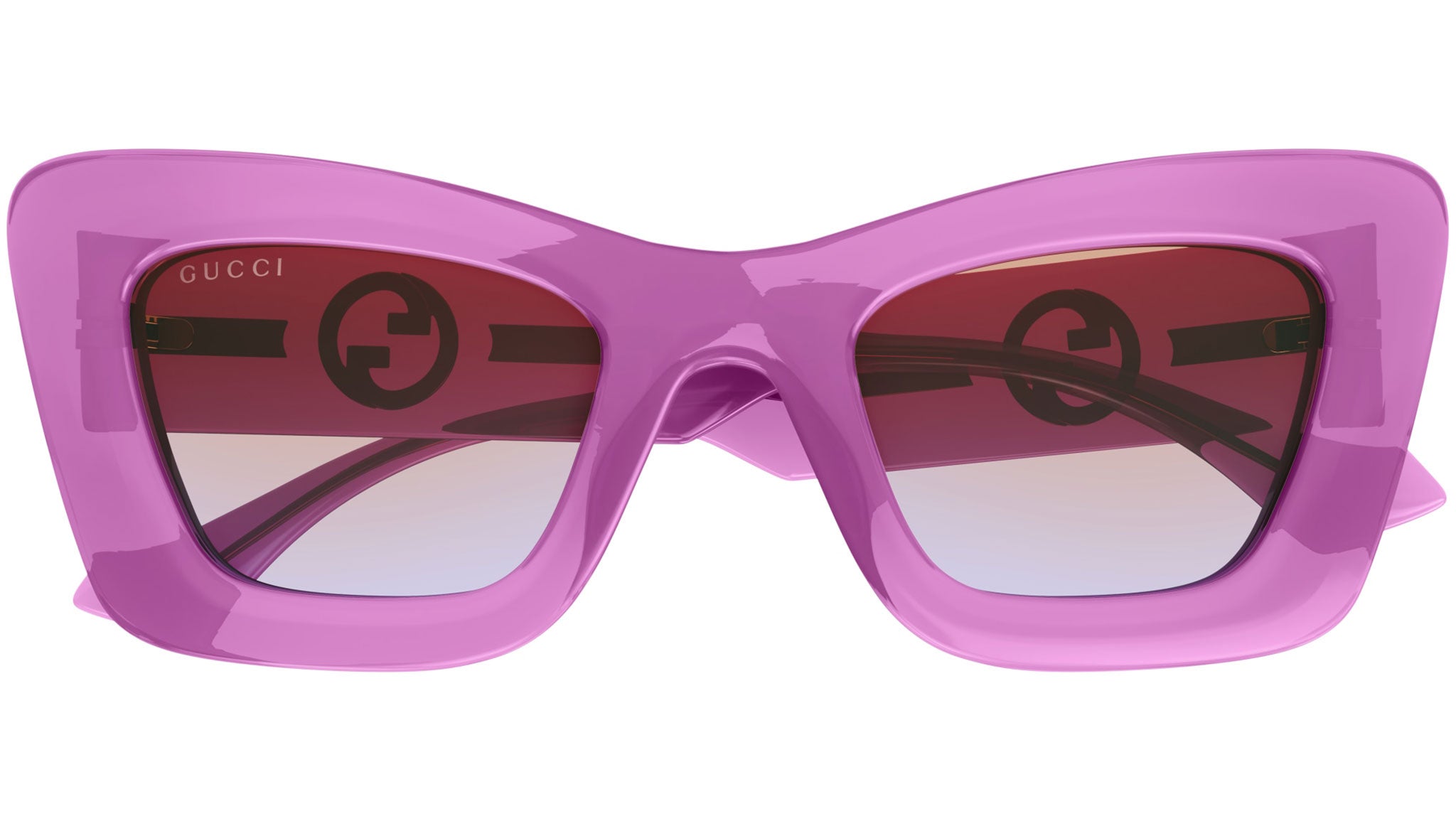Occhiali da sole GUCCI GG1552S Shiny transparent magenta