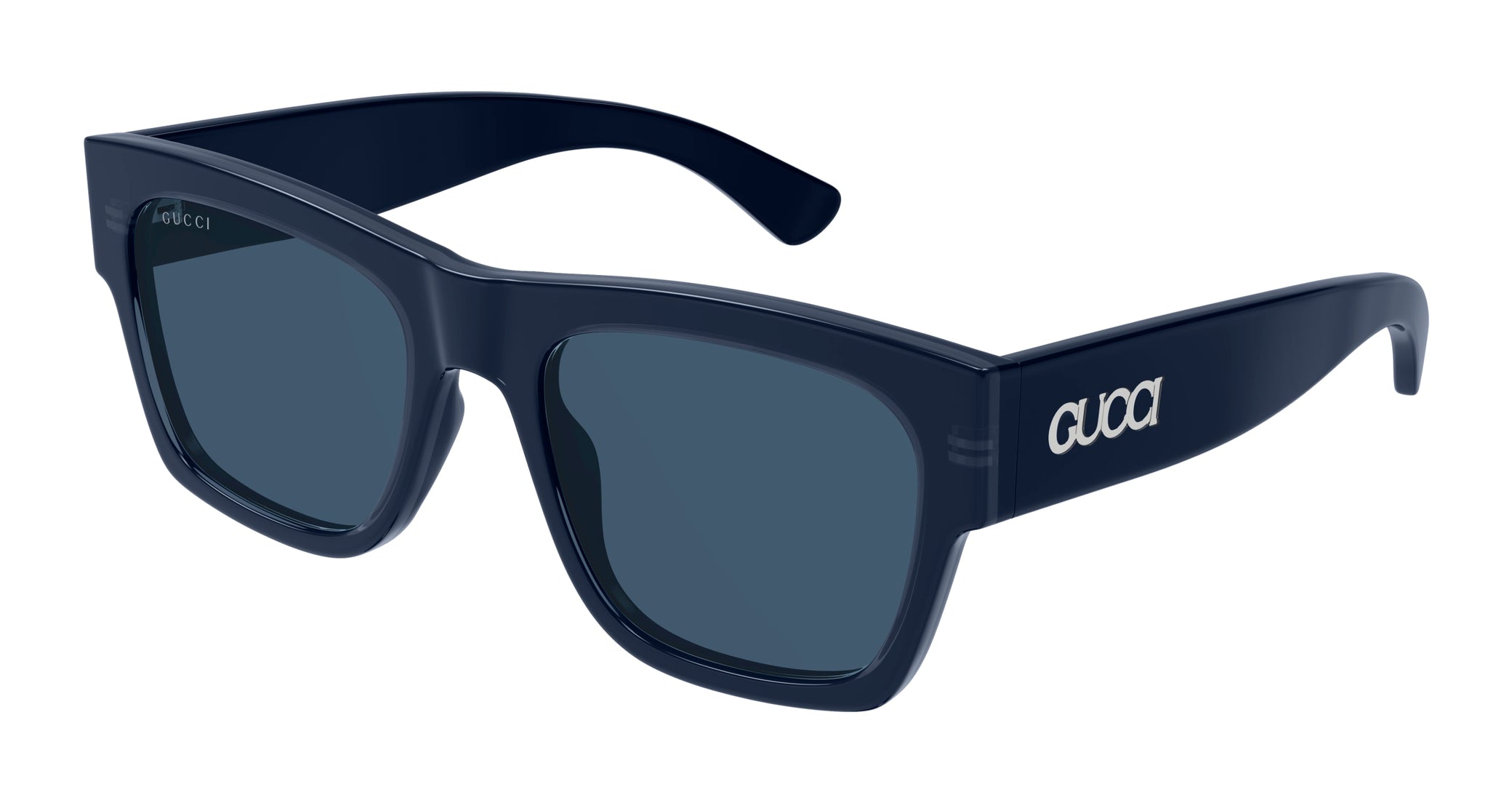 Occhiali da sole GUCCI GG1793S Shiny bilayer transparent azur + solid blue