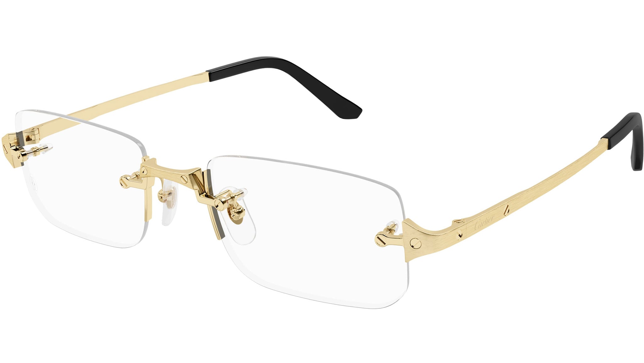 Occhiali da vista CARTIER CT0479O Brushed smooth golden finish
