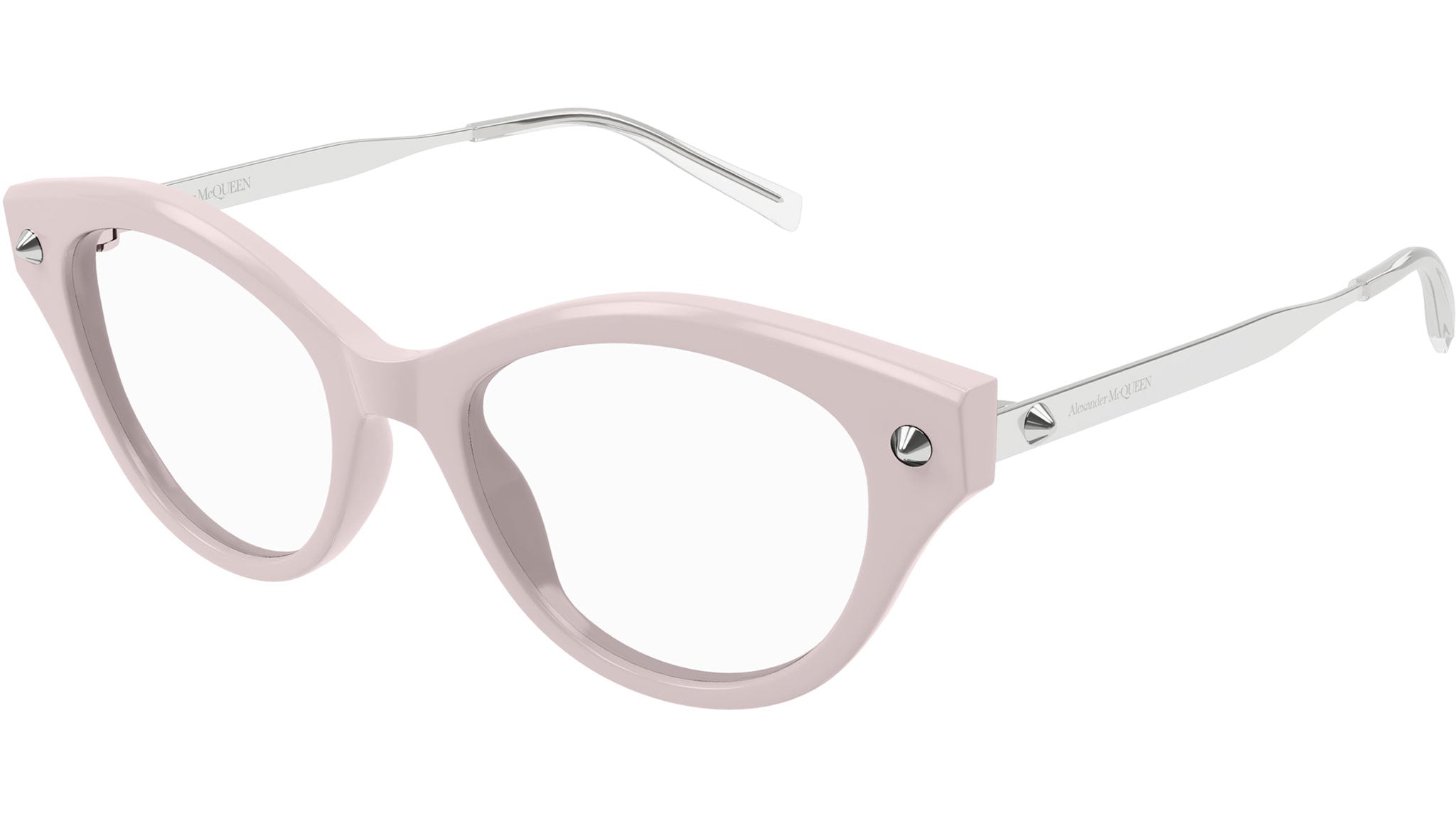 Occhiali da vista ALEXANDER MCQUEEN AM0485O Shiny solid pink