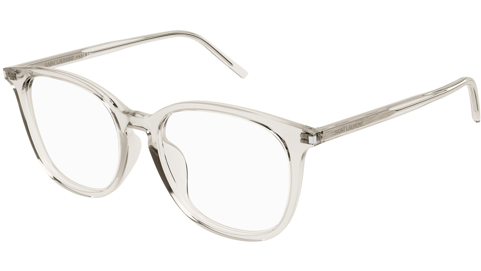 Occhiali da vista SAINT LAURENT SL724/F Shiny transparent cream