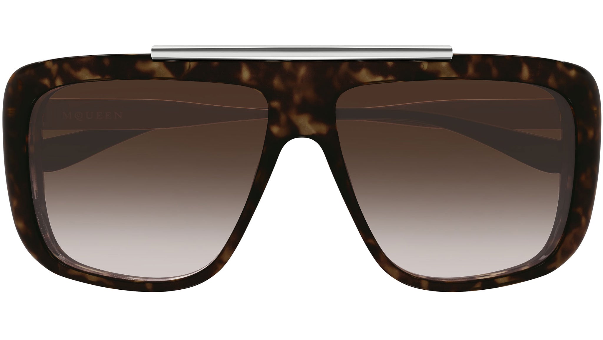 Occhiali da sole ALEXANDER MCQUEEN AM0492S Shiny dark havana