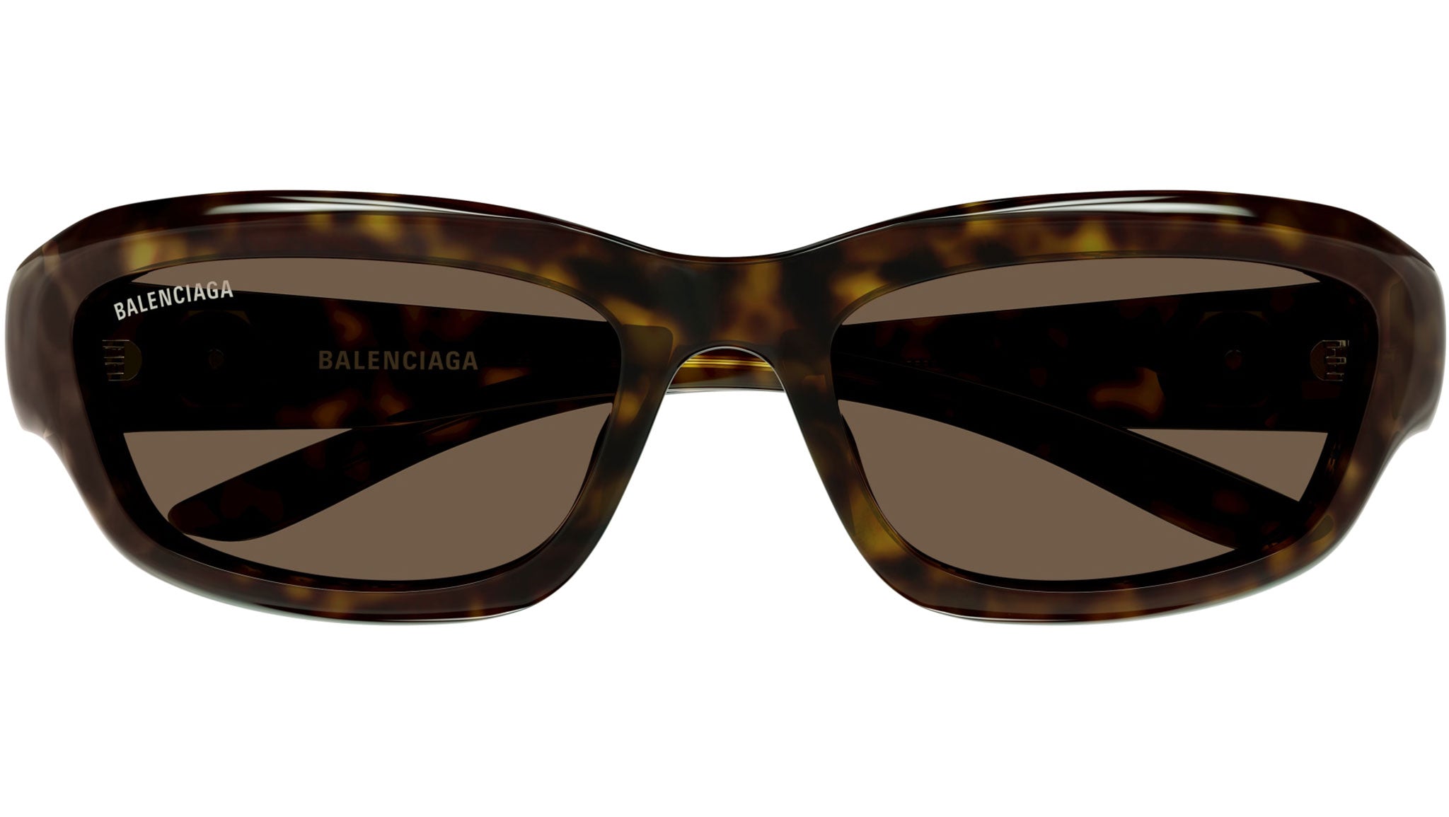 Occhiali da sole BALENCIAGA BB0409S Shiny dark havana