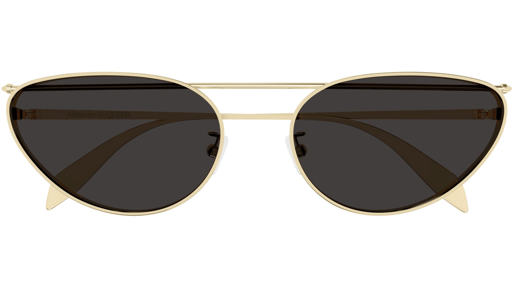 Occhiali da sole ALEXANDER MCQUEEN AM0424S Shiny light gold