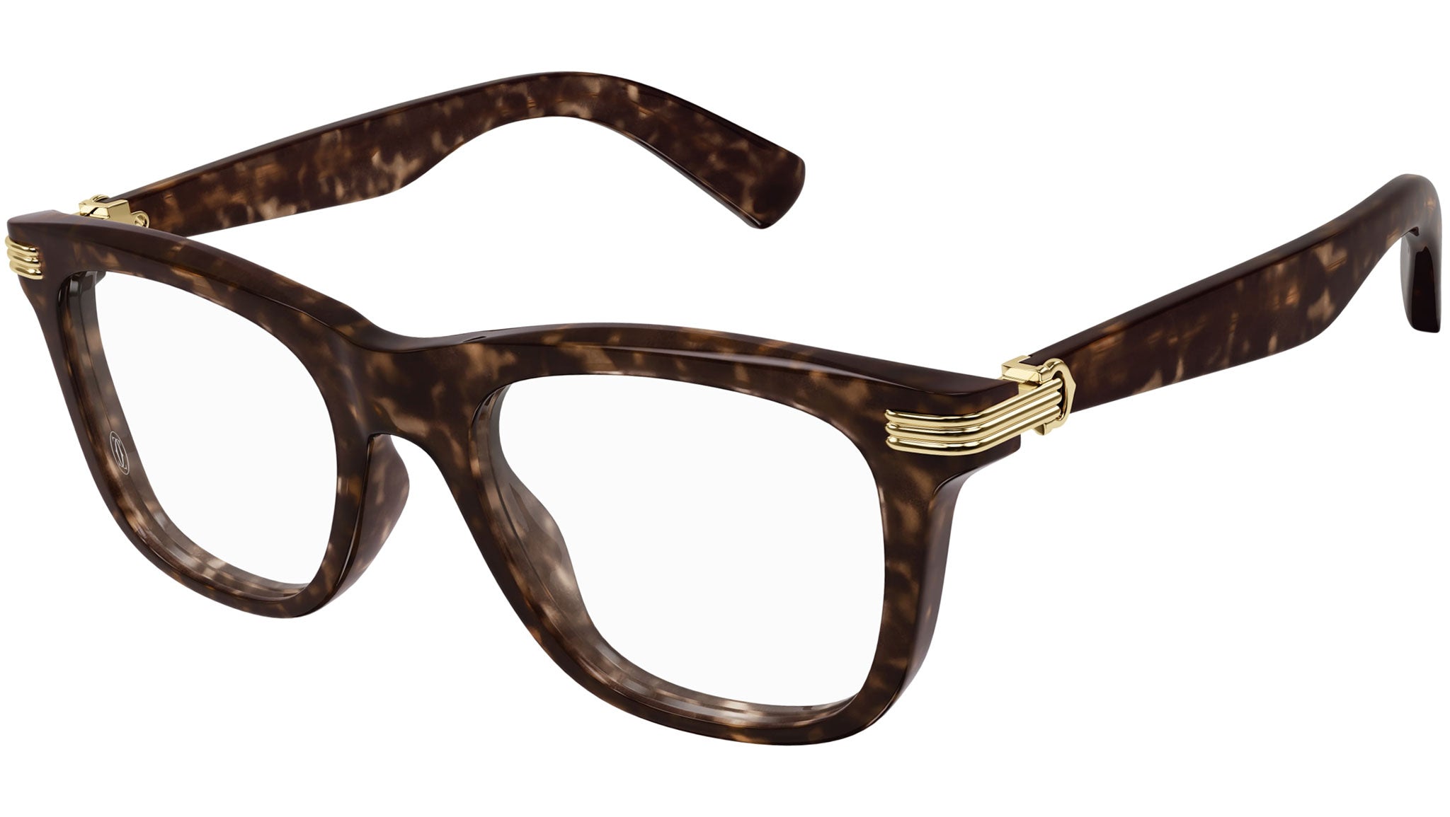 Occhiali da vista CARTIER Dark tortoiseshell effect