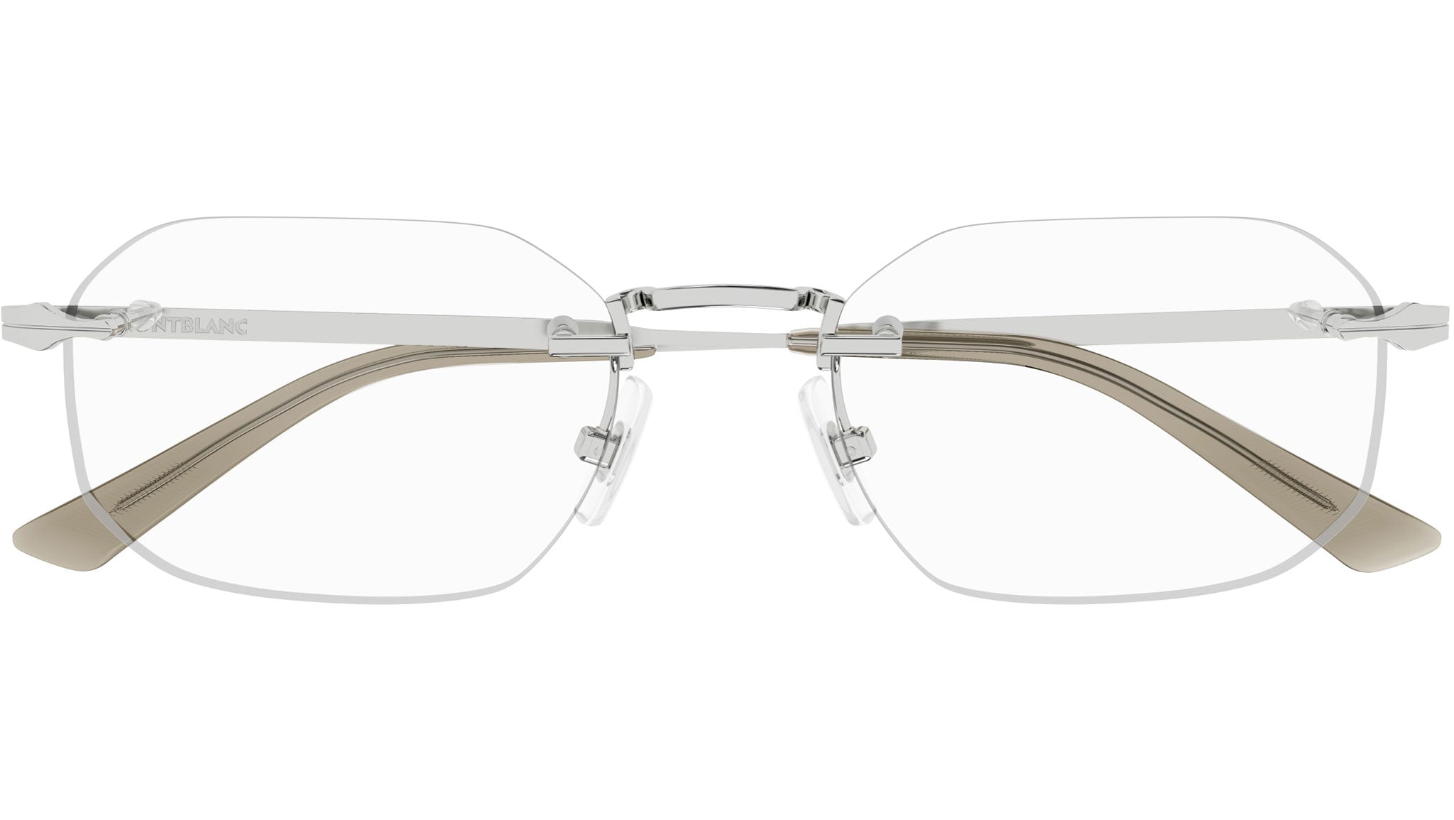 Occhiali da vista MONTBLANC MB0307O Shiny silver