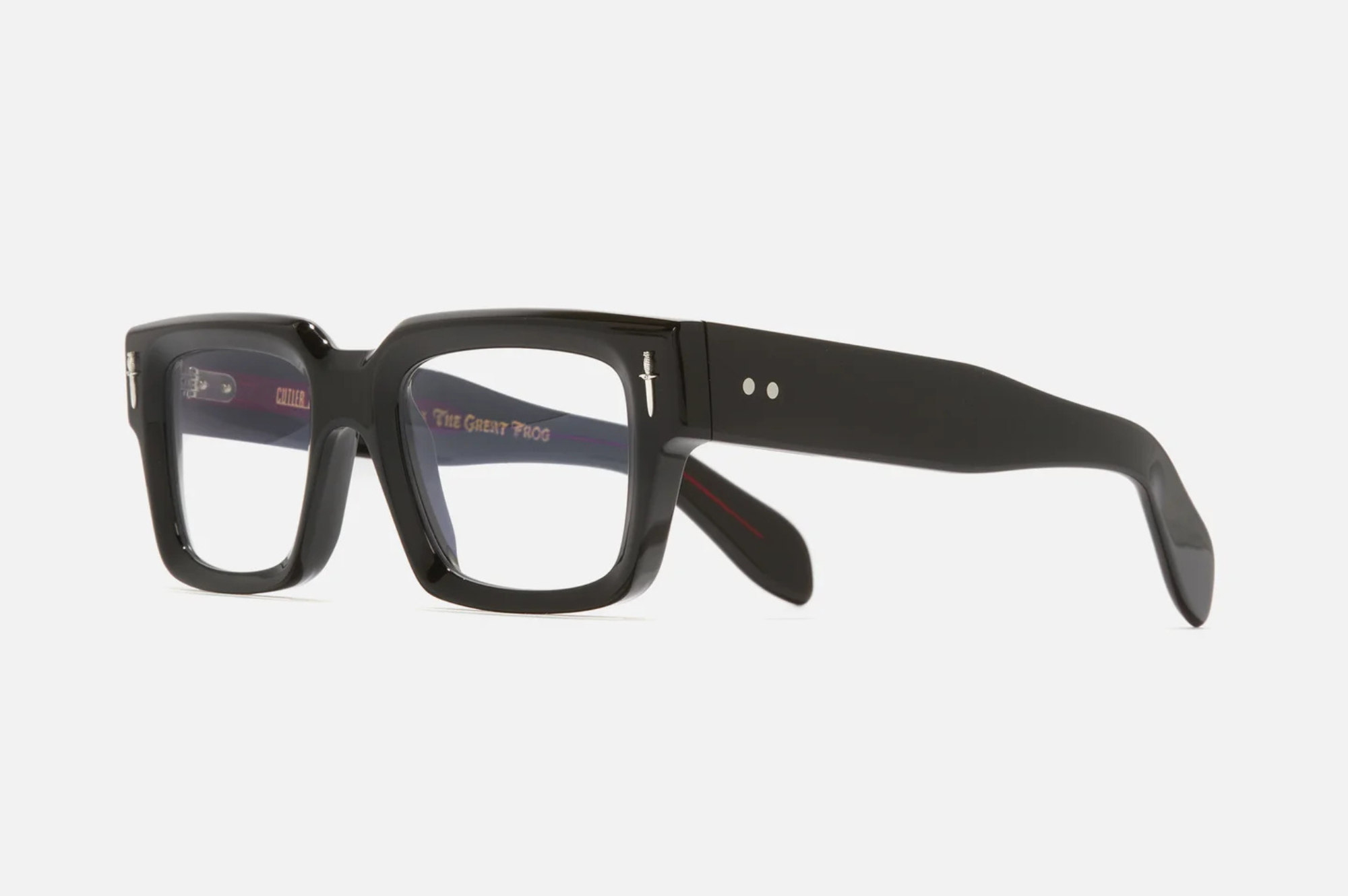 Occhiali da vista Cutler And Gross The Great Frog Titan Black on Red
