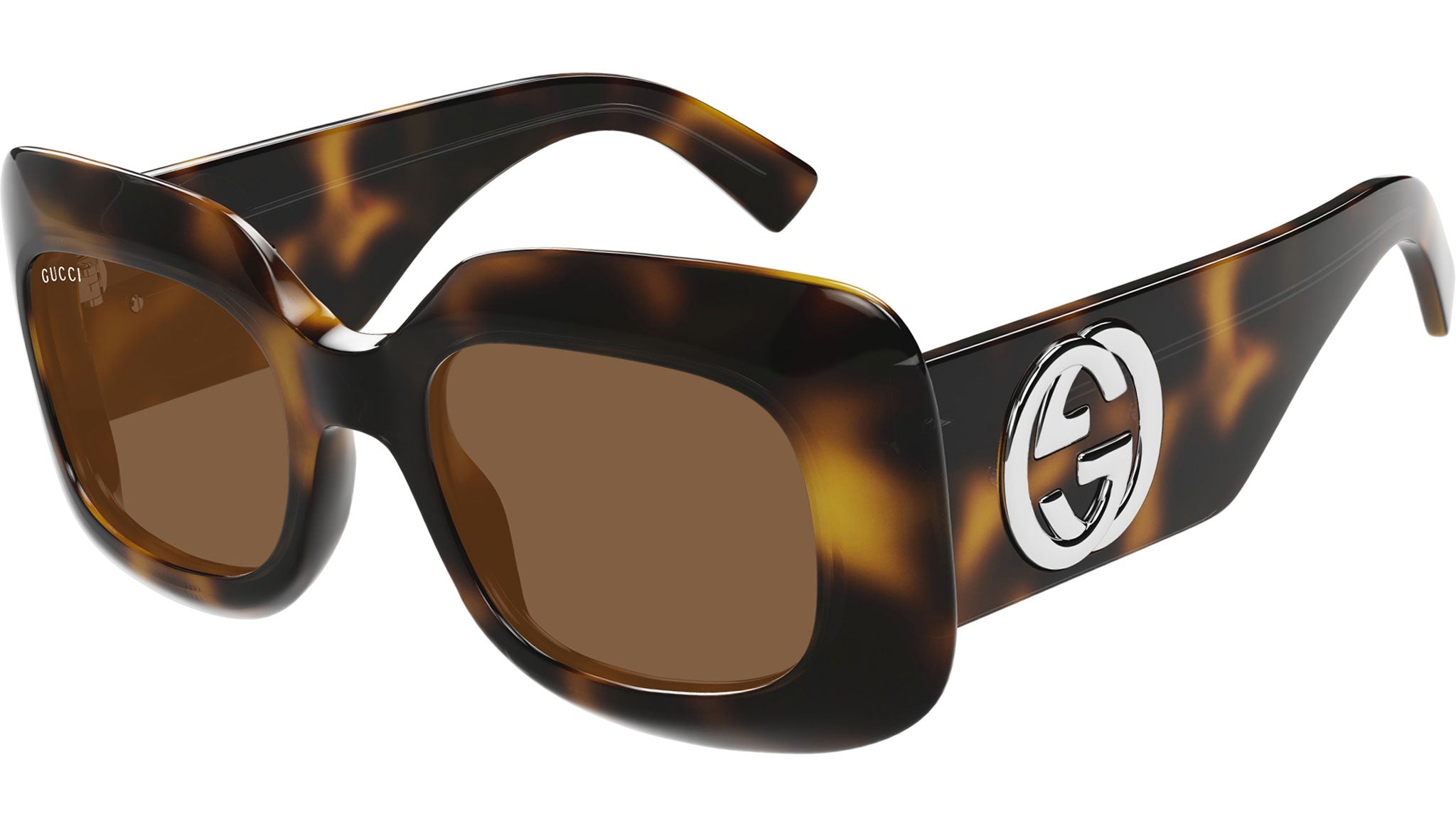 Occhiali da sole GUCCI GG1695S Shiny medium brown havana