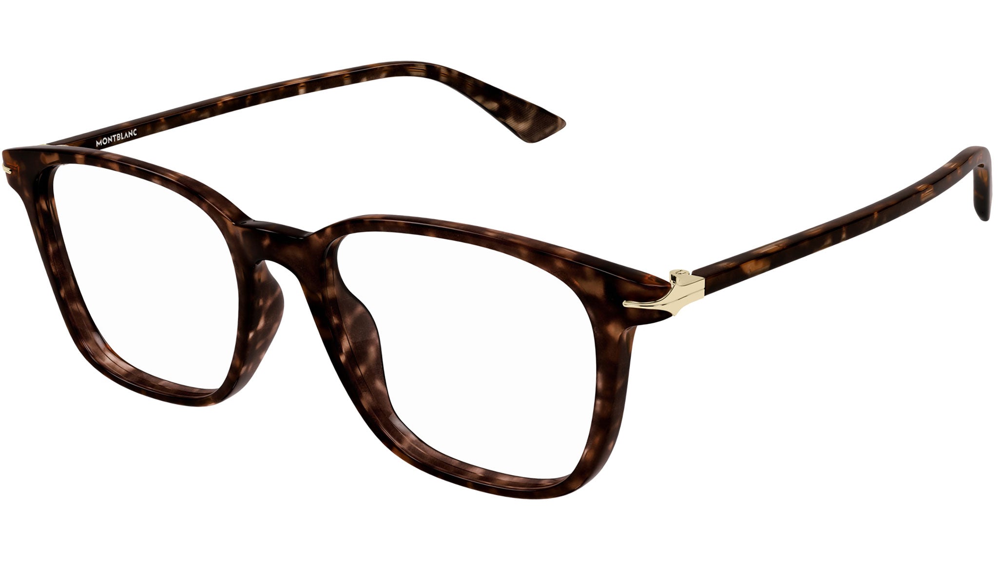 Occhiali da vista MONTBLANC MB0338O Shiny dark havana