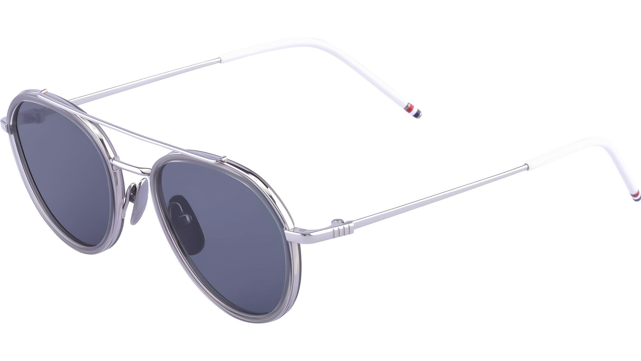 Occhiali THOM BROWNE UES801A Smoke grey silve titanium