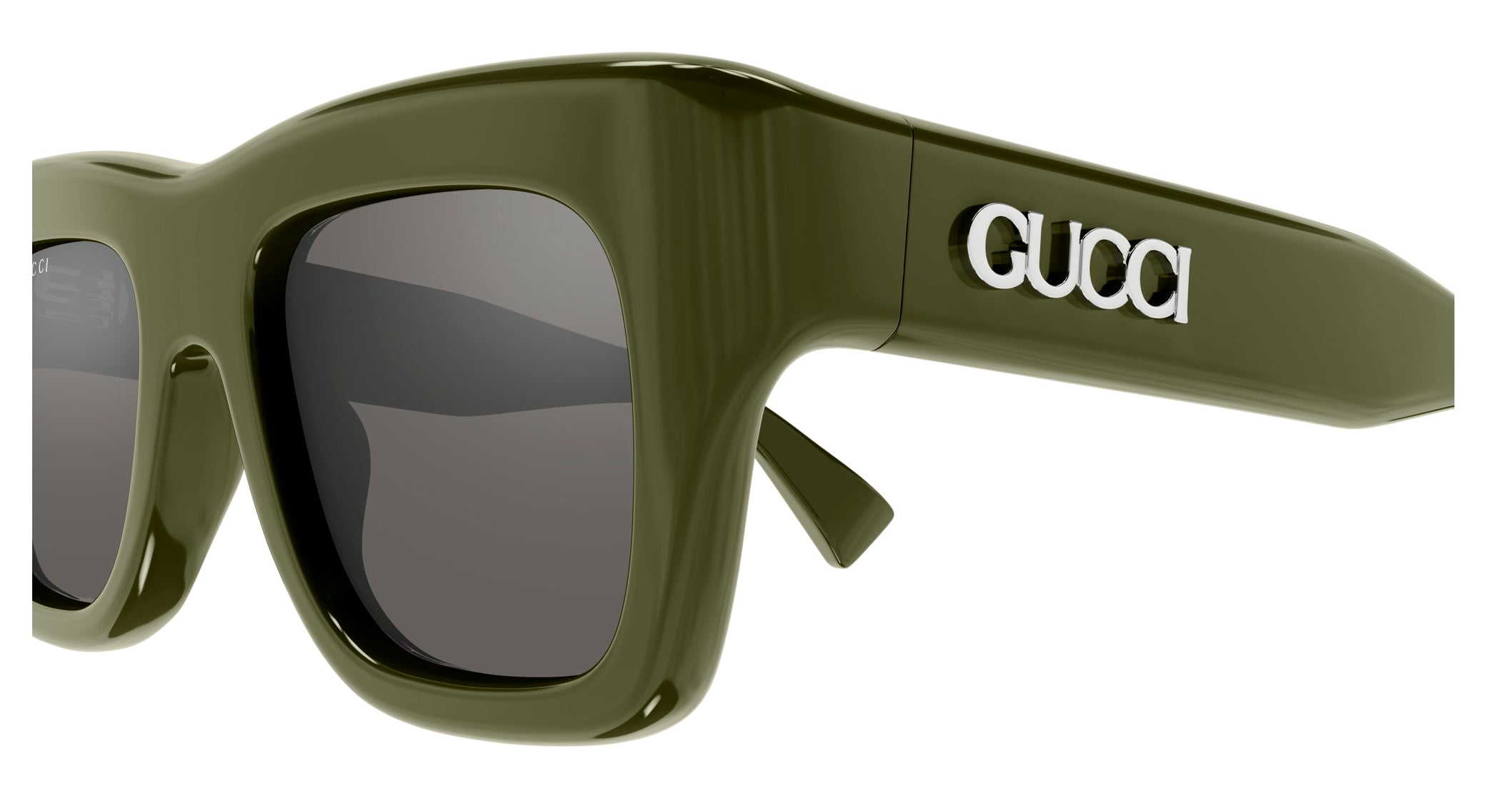 Occhiali da sole GUCCI GG1811S Shiny solid olive green