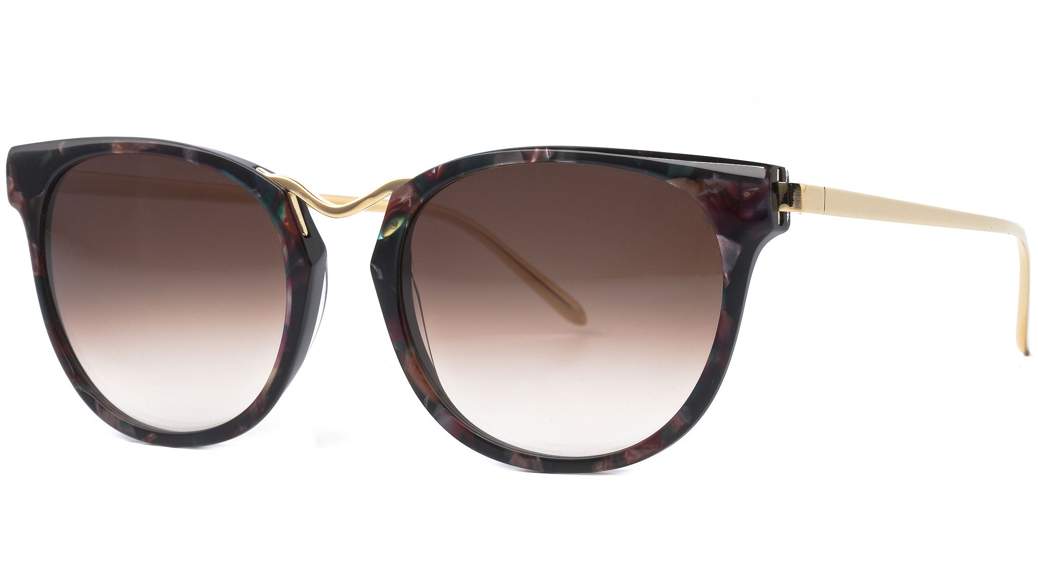 Occhiali THIERRY LASRY Gummy Burgundy multi gold