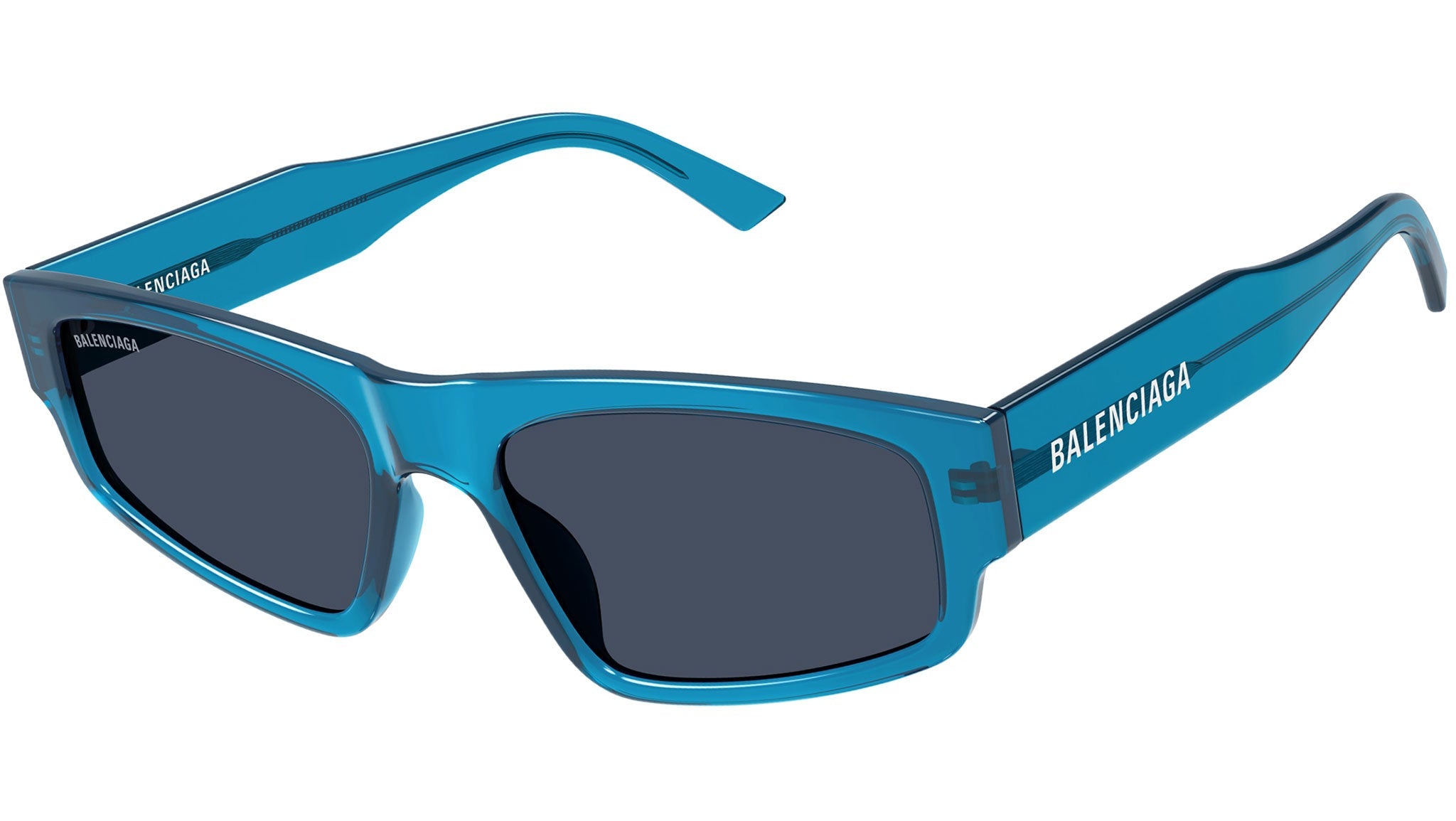 Occhiali da sole BALENCIAGA BB0305S Shiny transparent blue