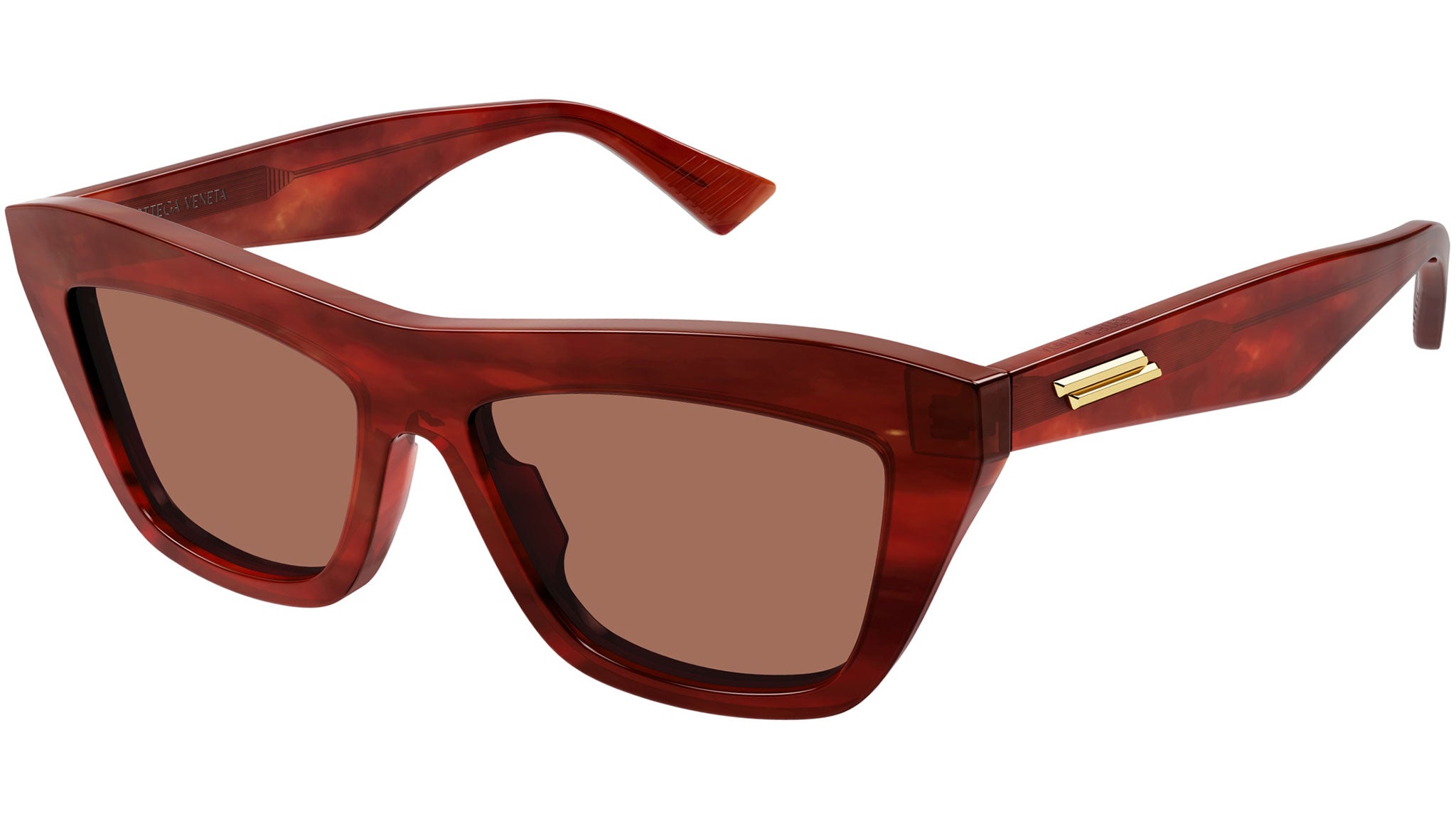 Occhiali da sole BOTTEGA VENETA BV1121S Shiny reddish havana