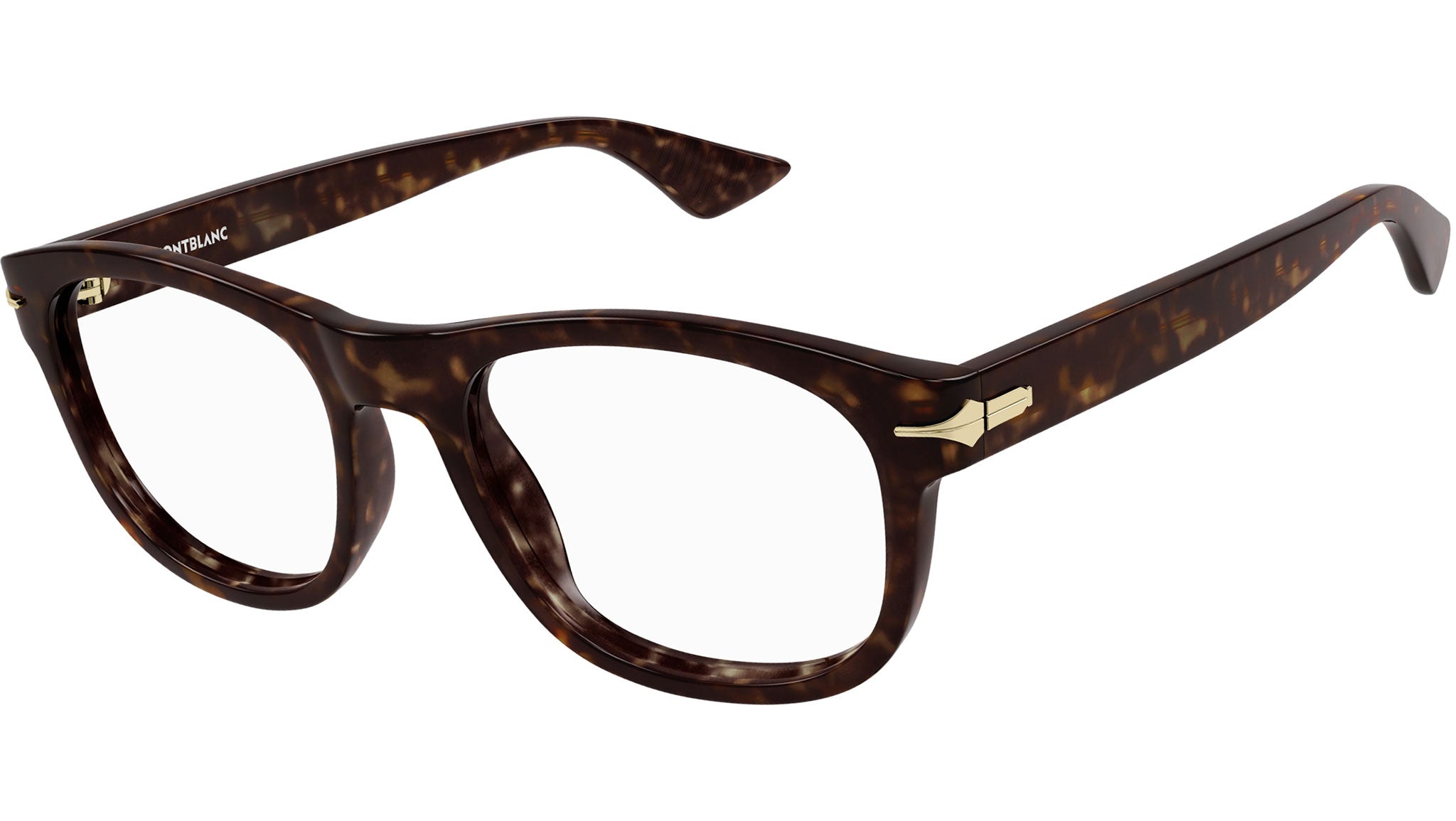 Occhiali da vista MONTBLANC MB0306O Shiny dark havana