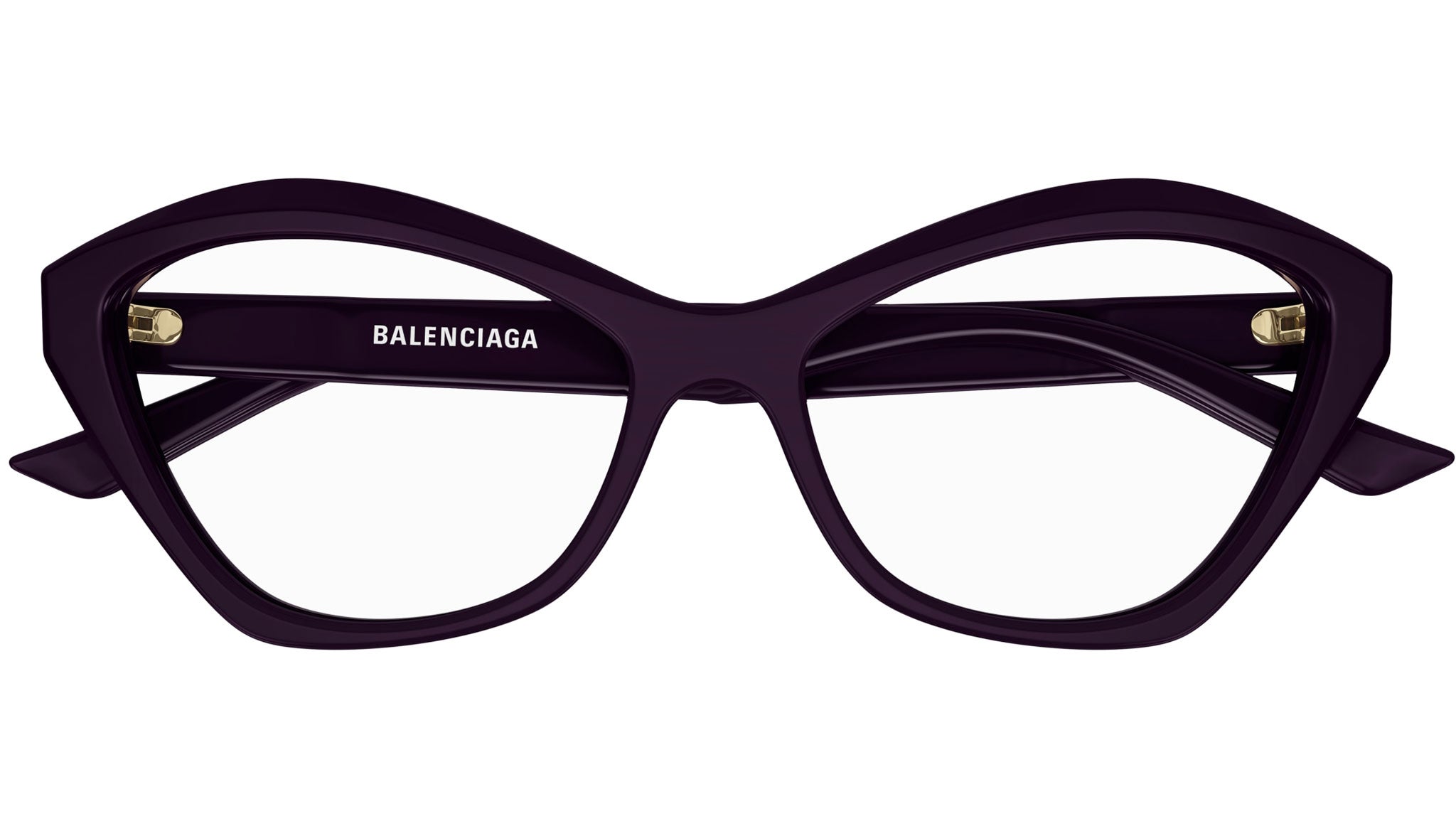 Occhiali da vista BALENCIAGA BB0341O Shiny solid dark purple