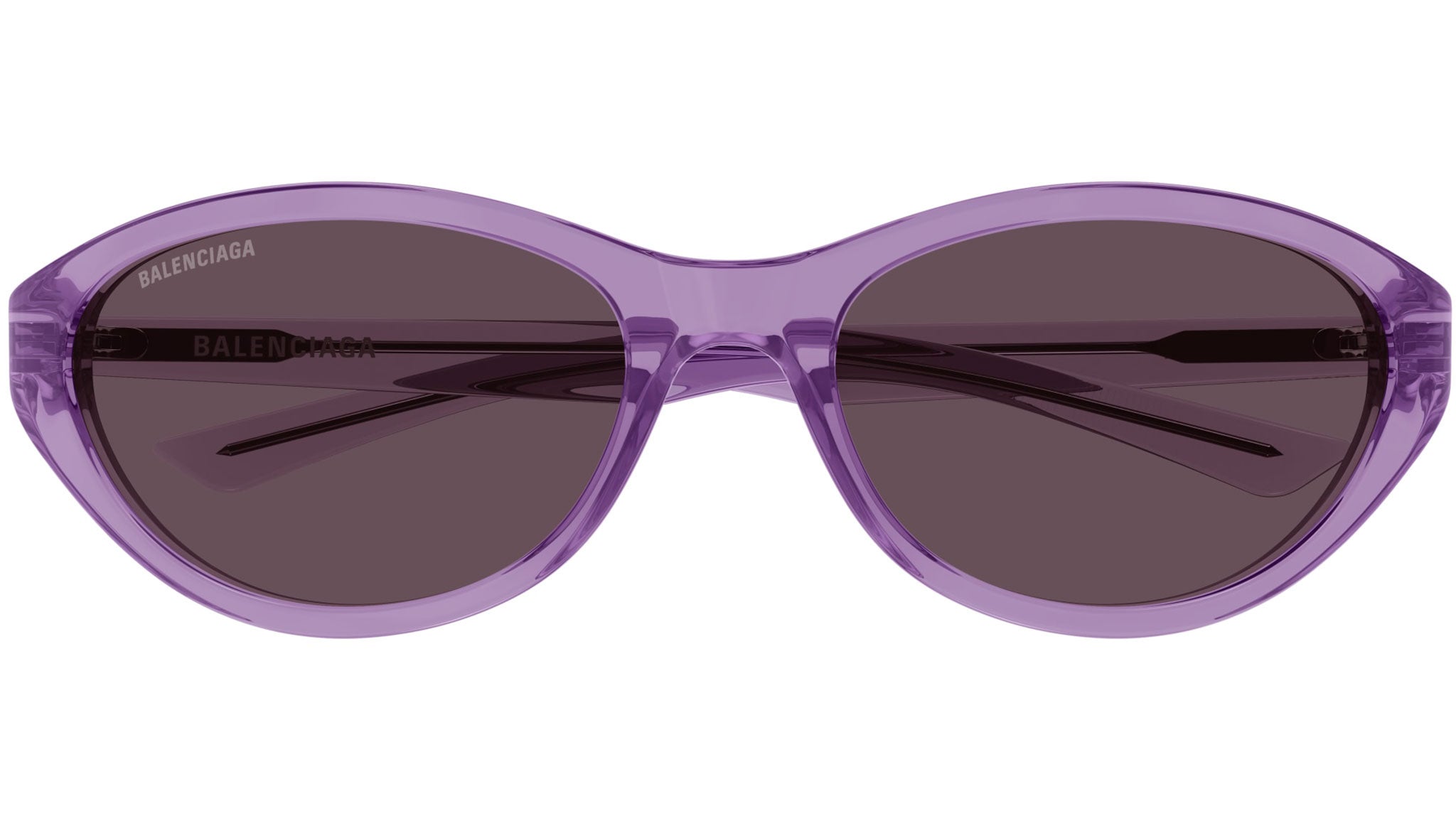 Occhiali da sole BALENCIAGA BB0404SK Shiny transparent lilac