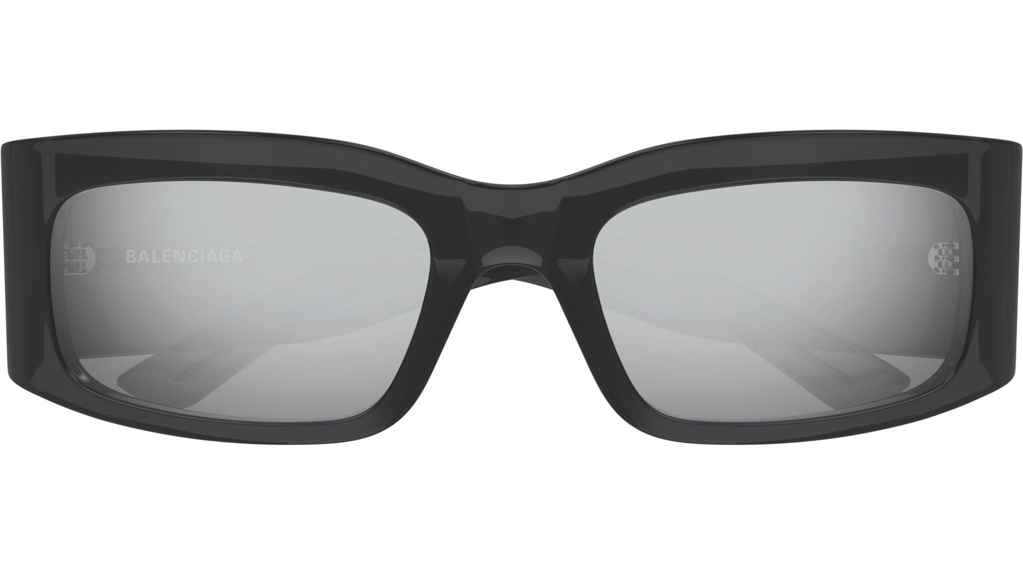 Occhiali da sole BALENCIAGA BB0328S Shiny transparent dark grey