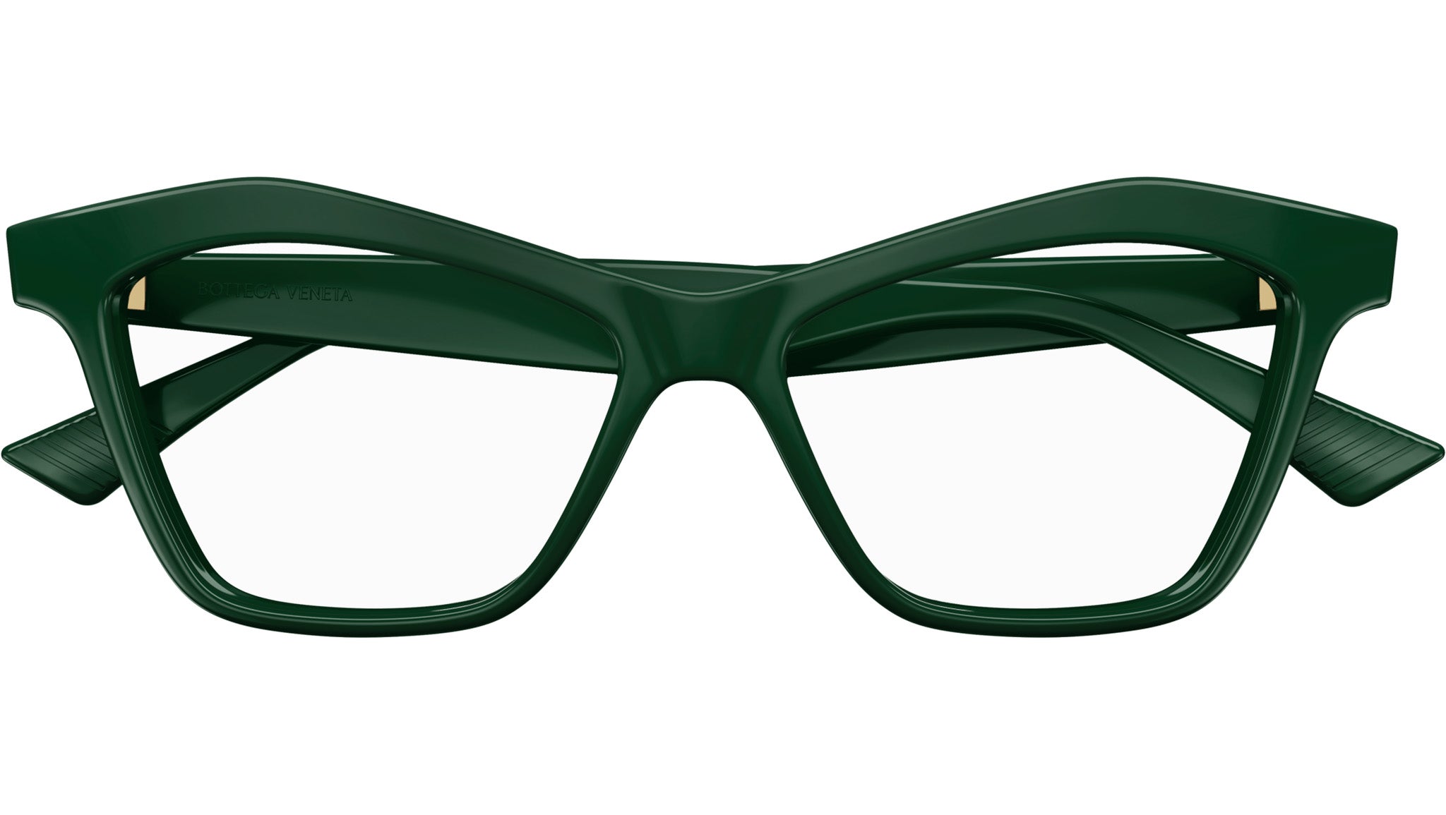 Occhiali da vista BOTTEGA VENETA BV1096O Shiny solid dark green