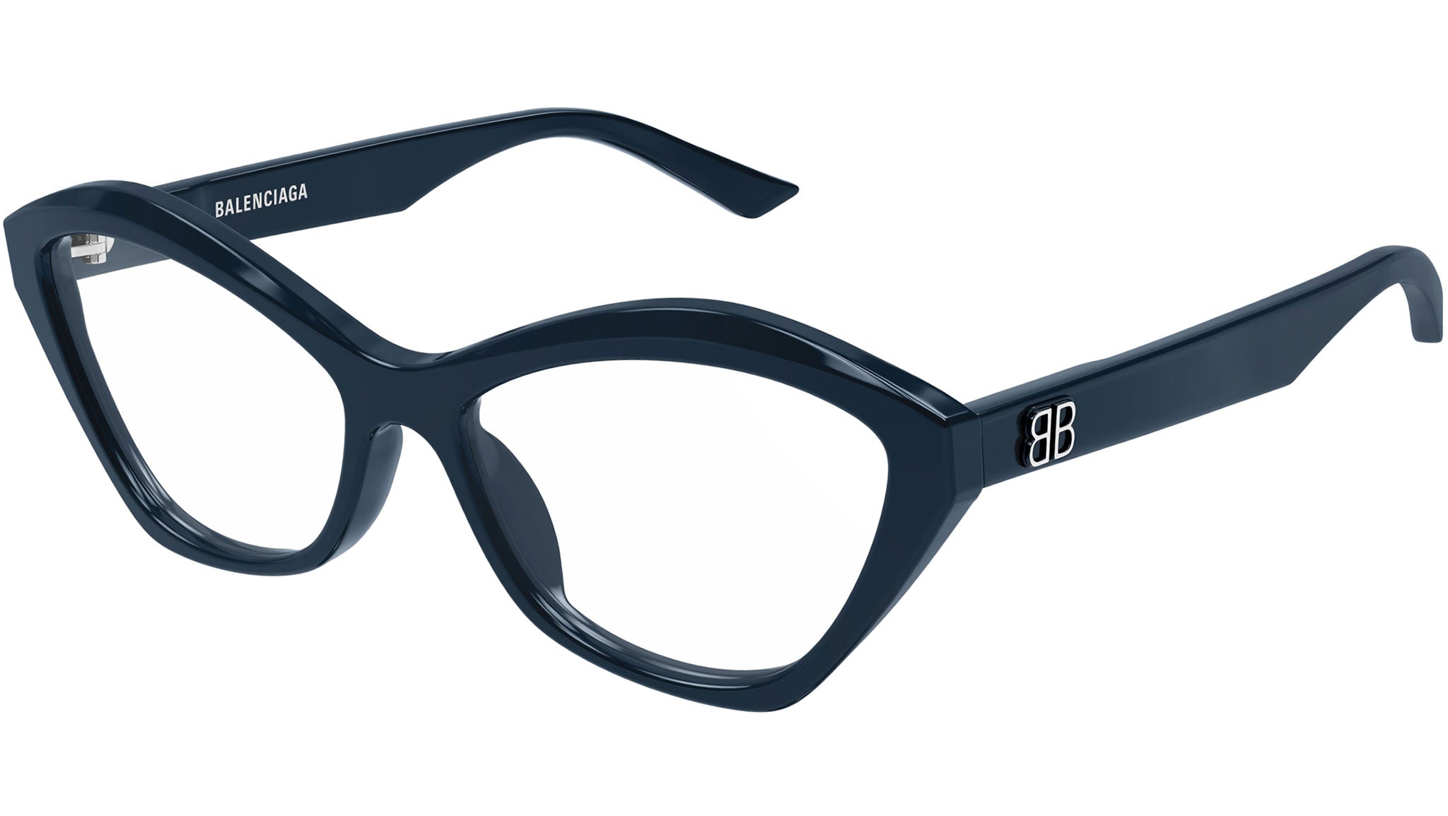 Occhiali da vista BALENCIAGA BB0341O Shiny solid dark blue