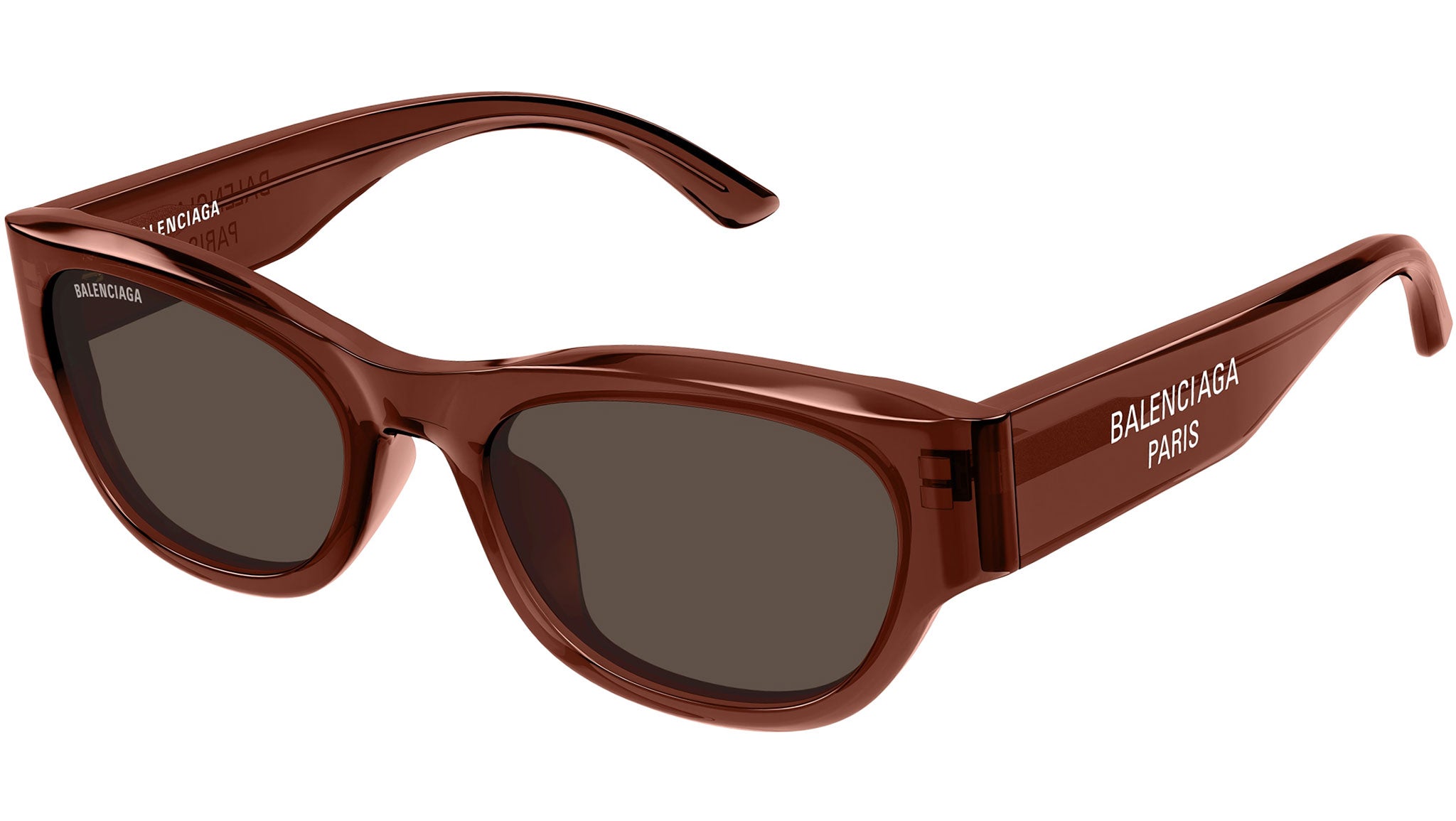 Occhiali da sole BALENCIAGA BB0389SK Shiny transparent warm brown