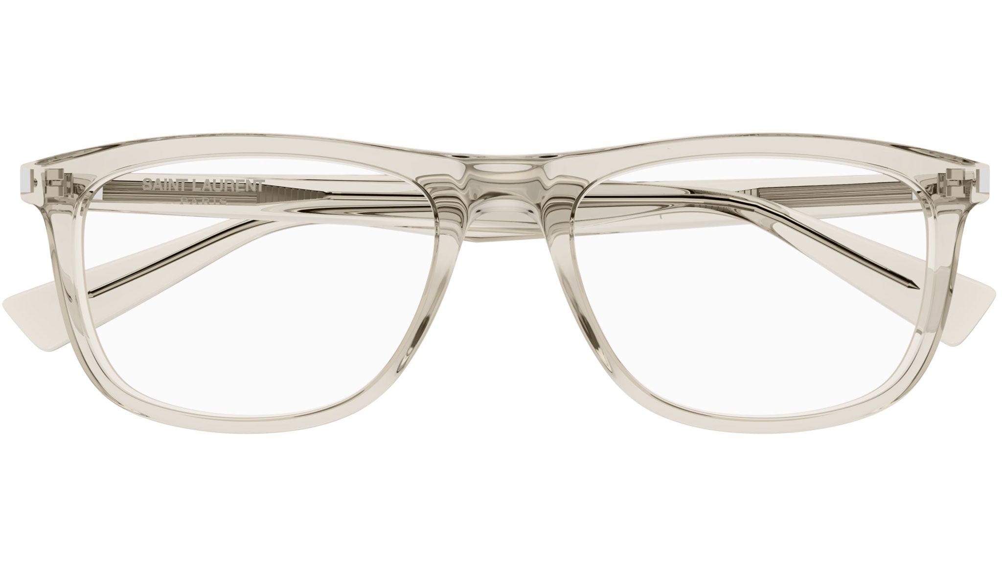 Occhiali da vista SAINT LAURENT Shiny transparent cream