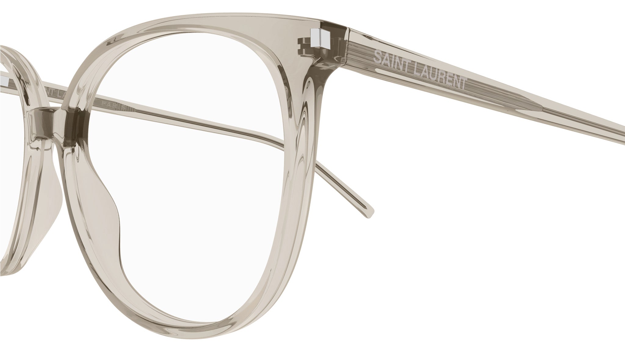 Occhiali da vista SAINT LAURENT SL39 Shiny transparent beige