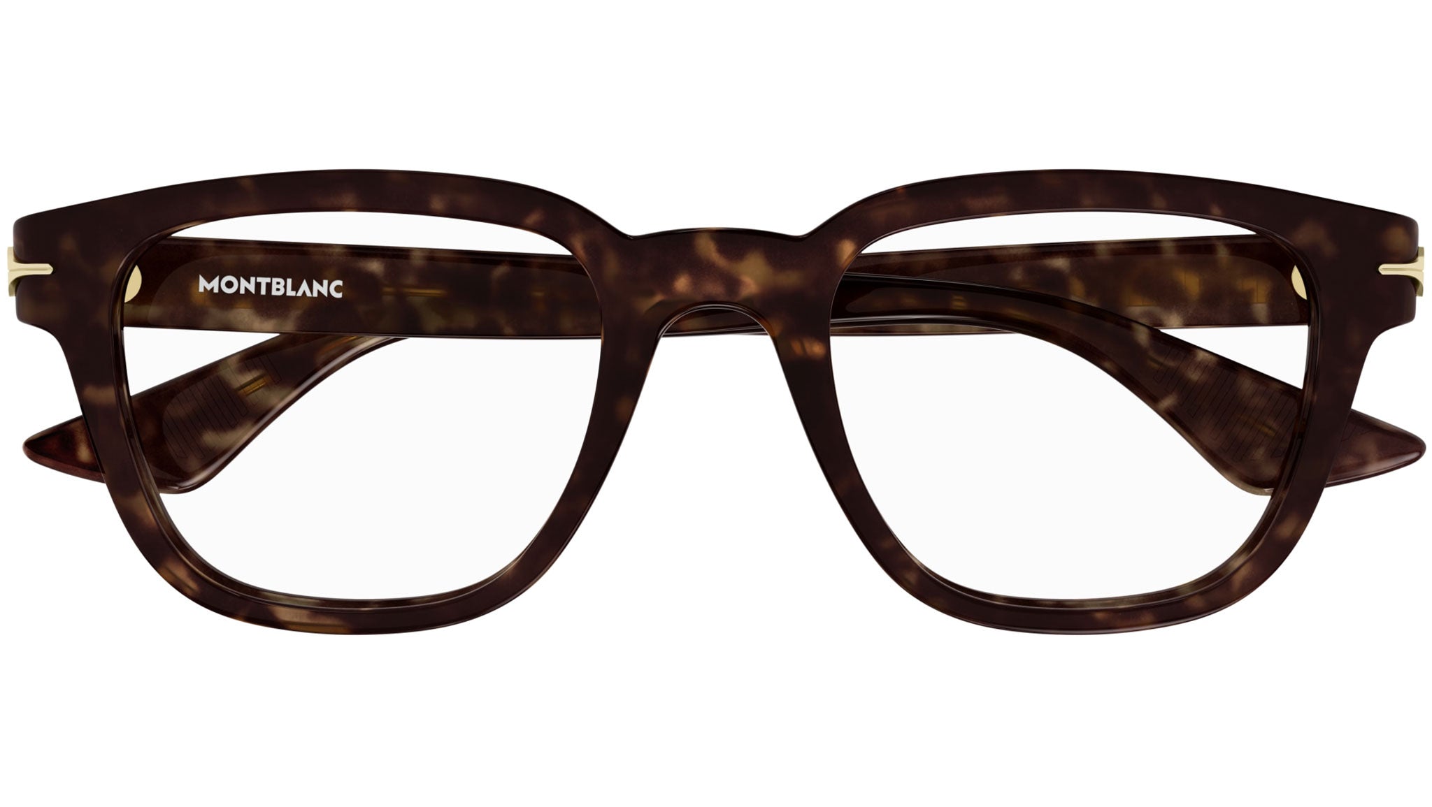 Occhiali da vista MONTBLANC MB0305O Shiny dark havana