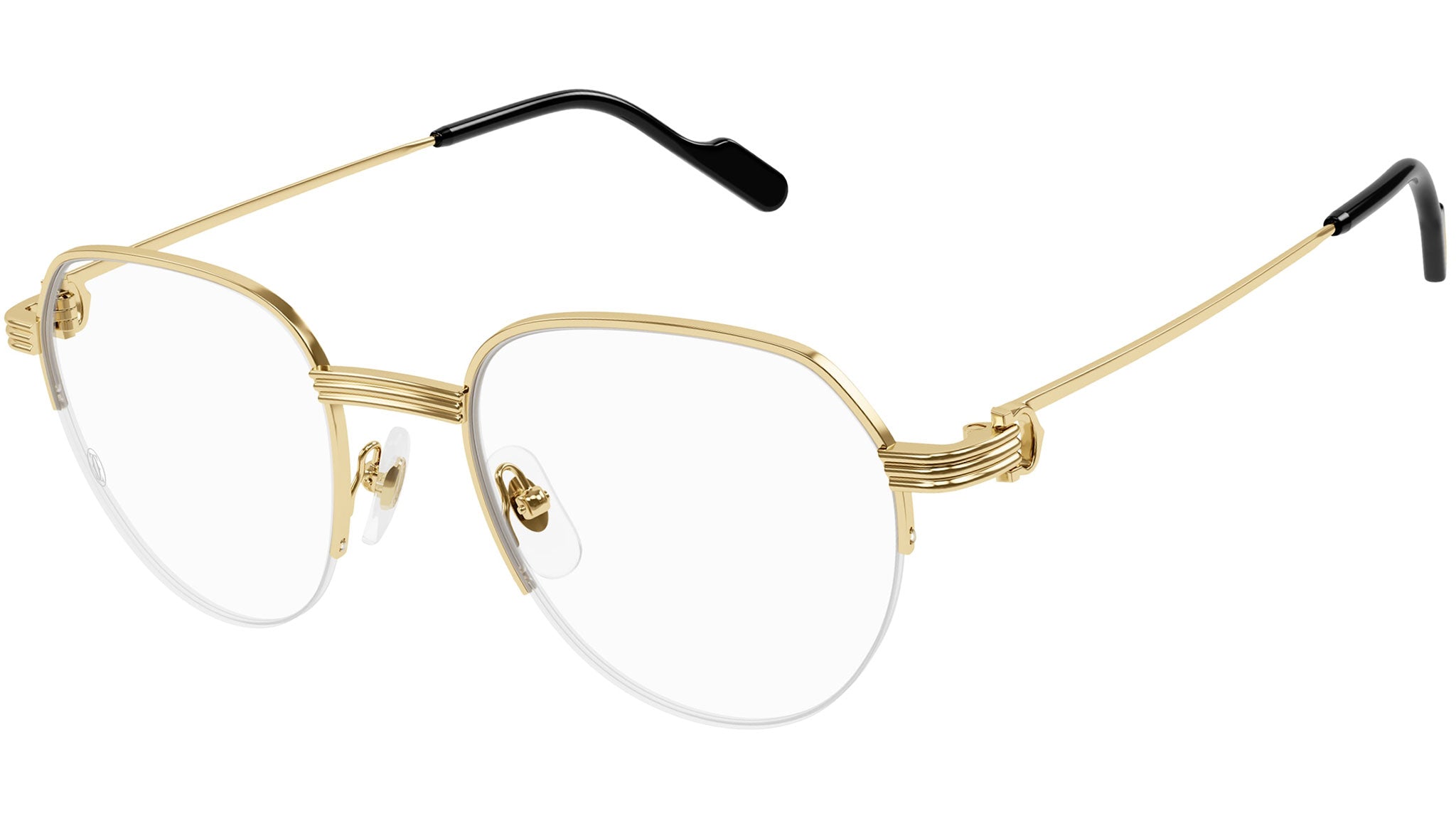 Occhiali da vista CARTIER CT0446O Smooth golden finish